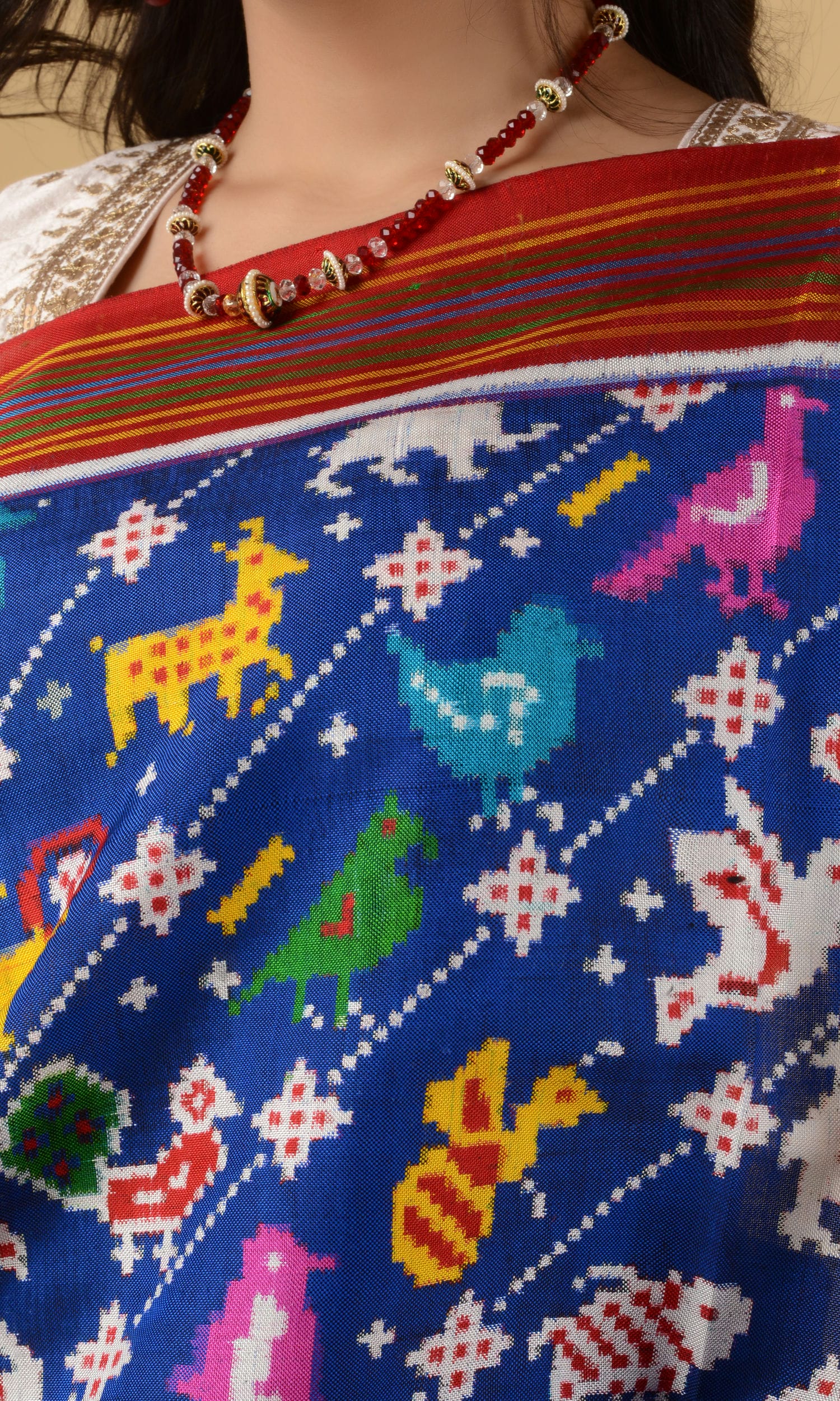 Double Ikat Patola Saree 17 Motifs