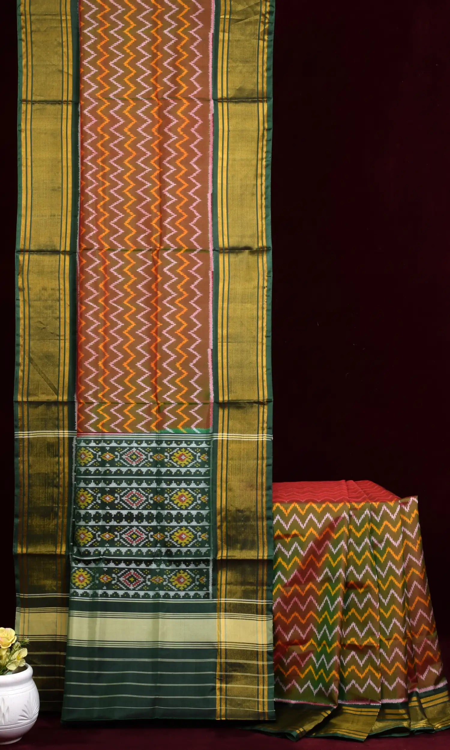 Rajkoti Patola Saree