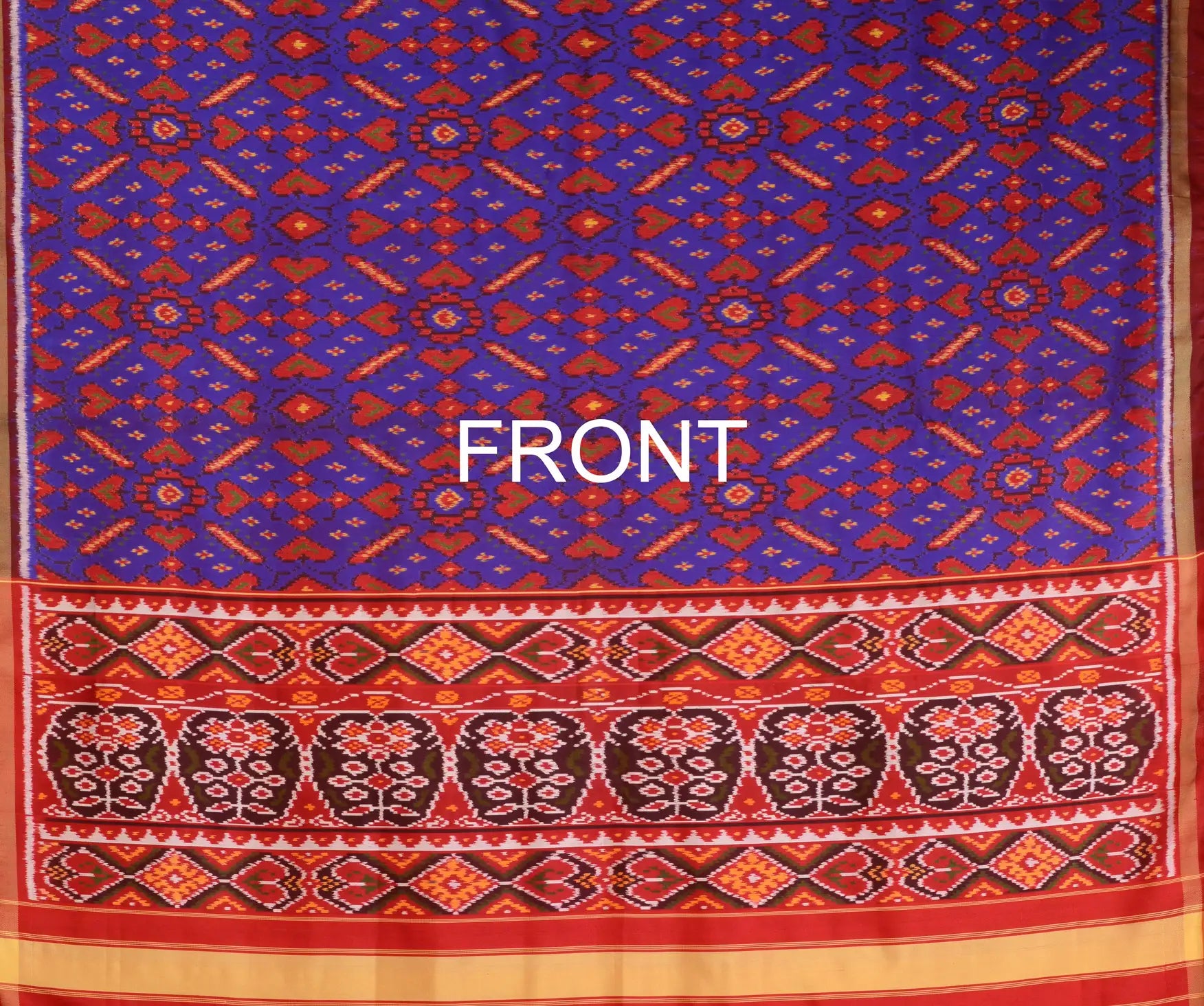 Twill Weave Patola Saree