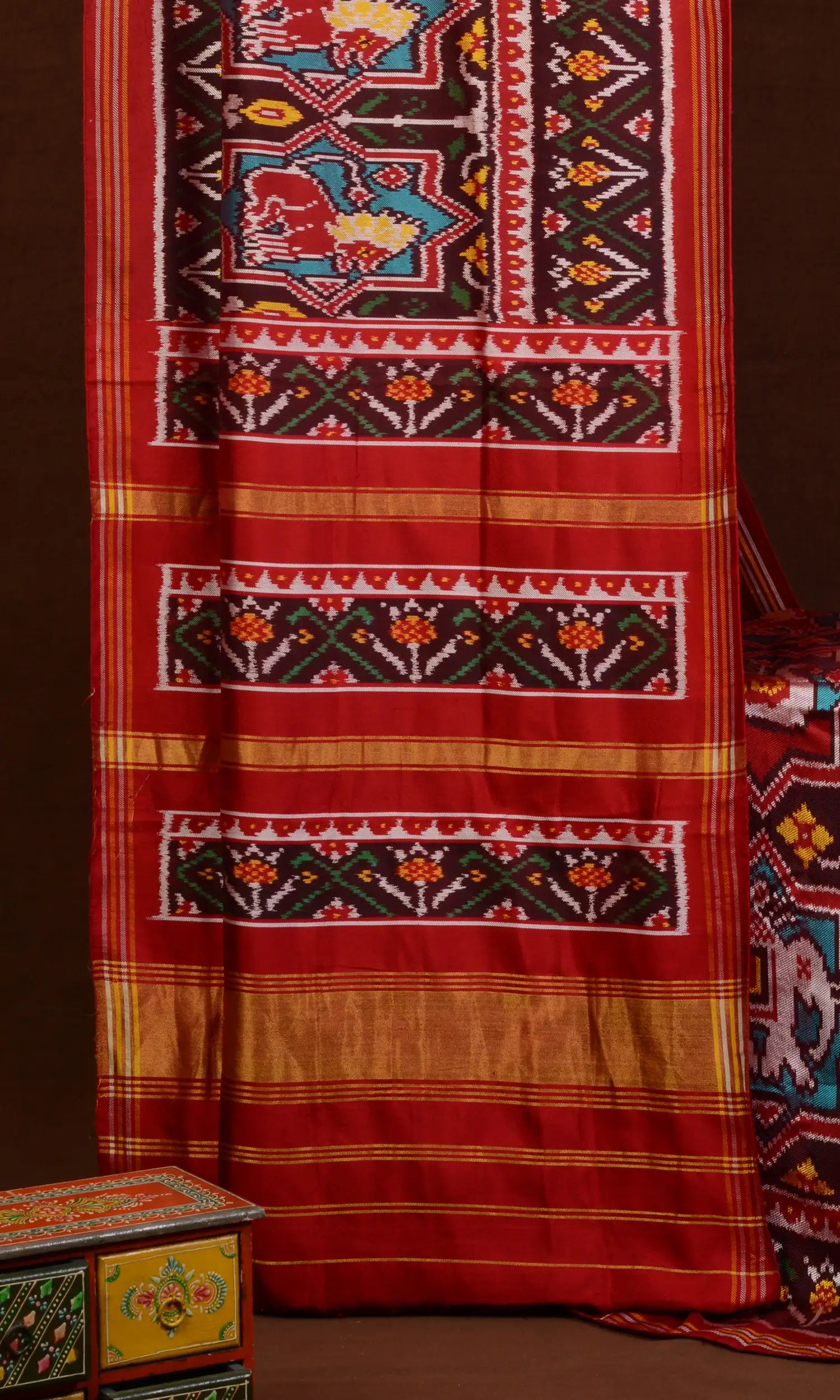 Twill Weave Patola Saree