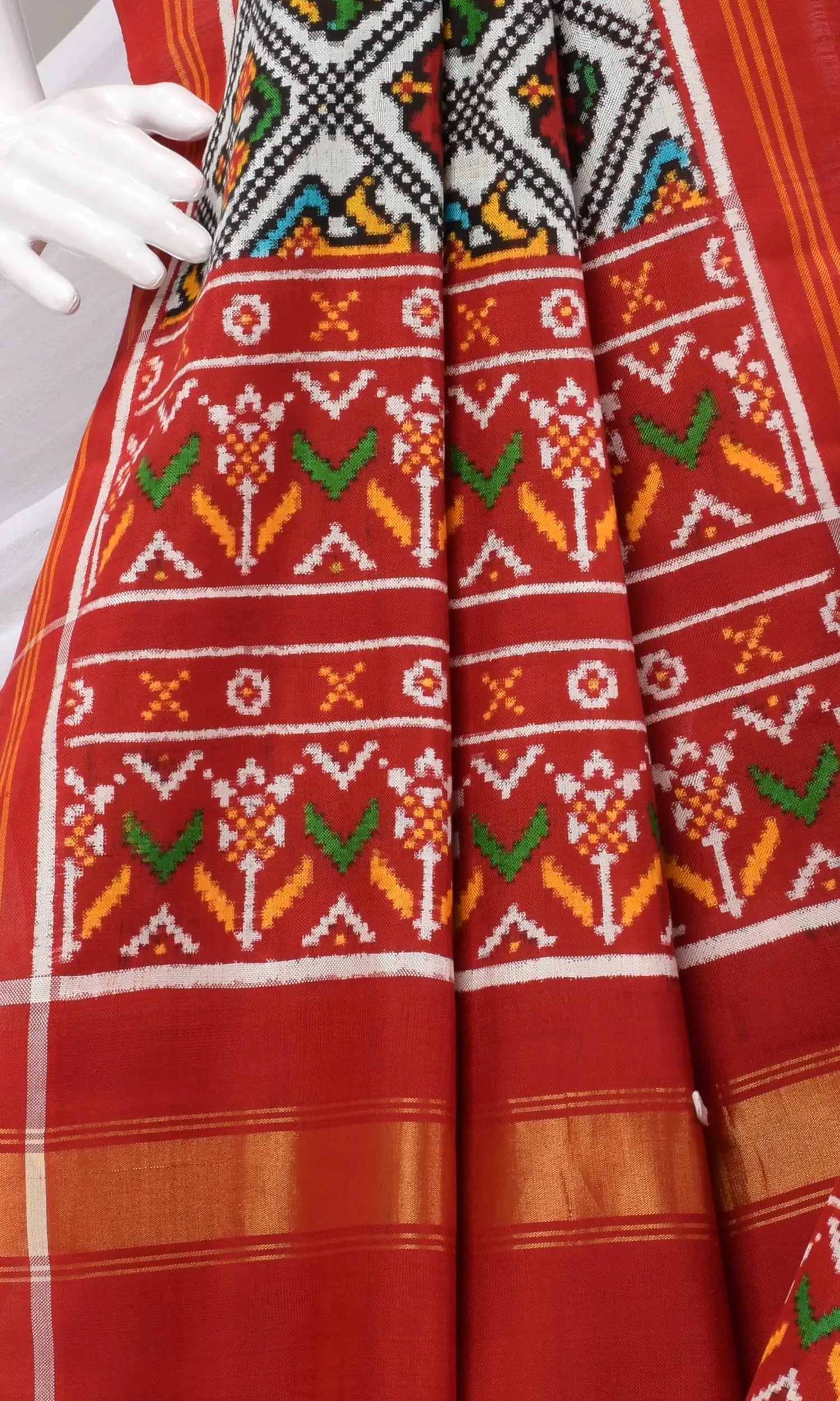 Double Ikat Patola Dupatta