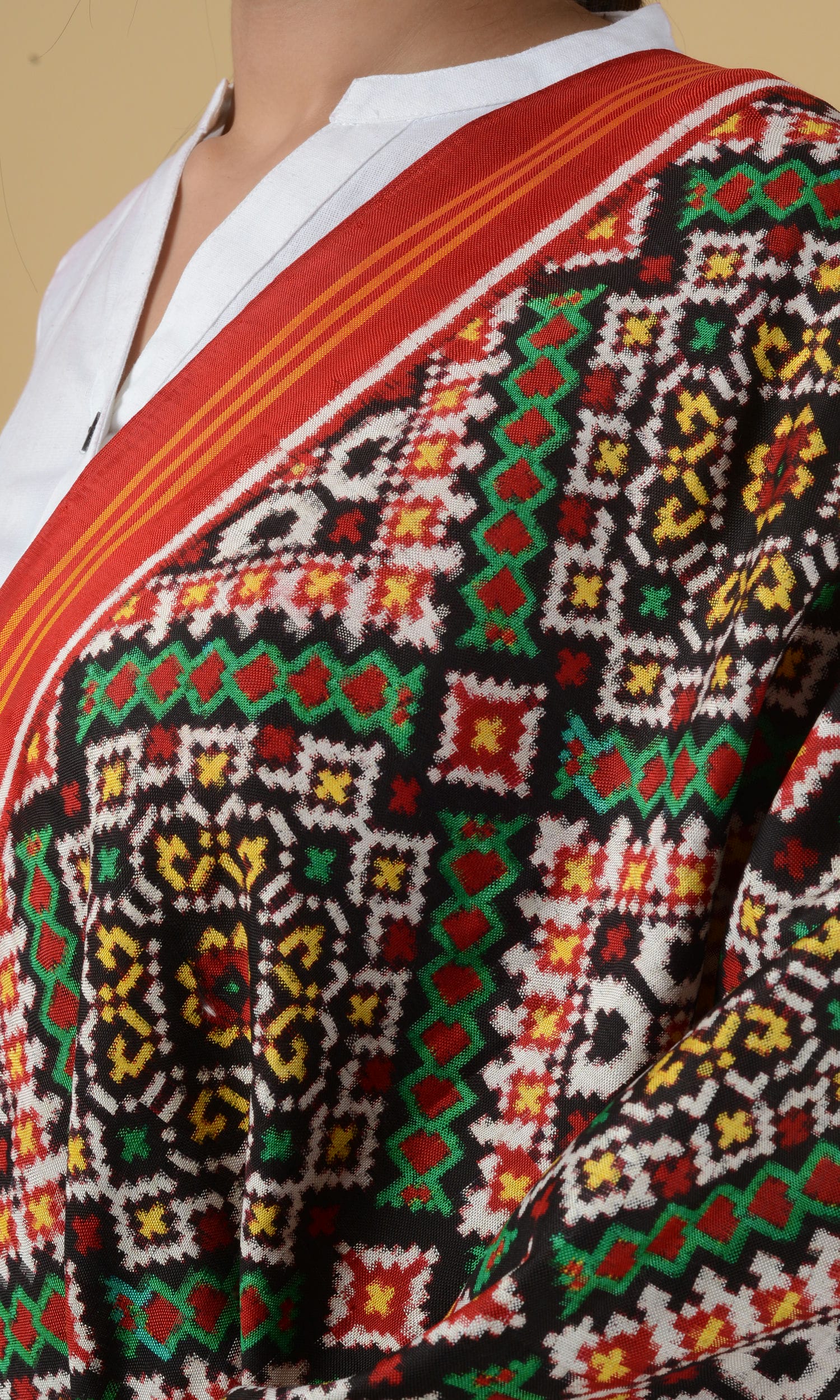 Double Ikat Patola Dupatta Chanda Chex