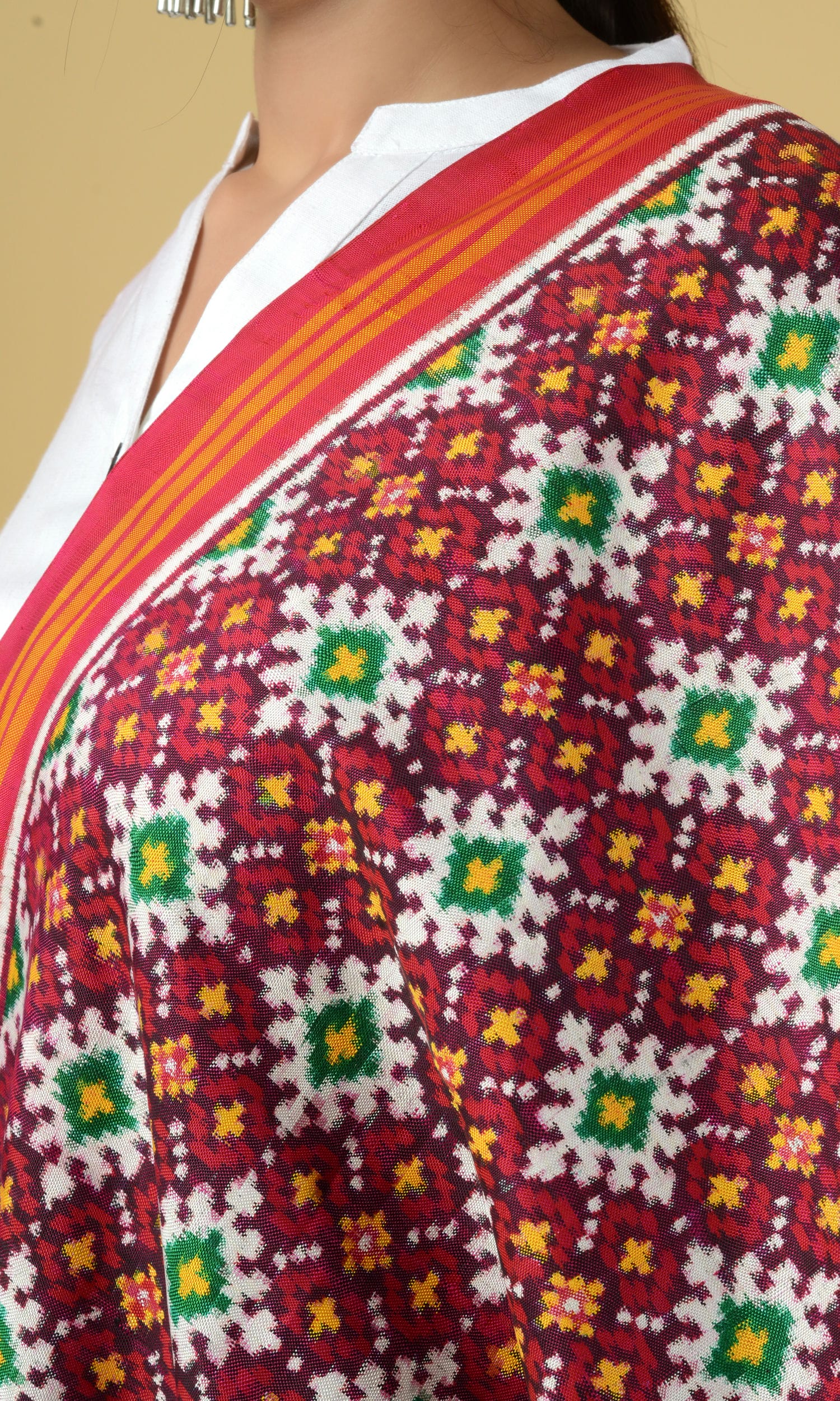 Double Ikat Patola Dupatta Chanda