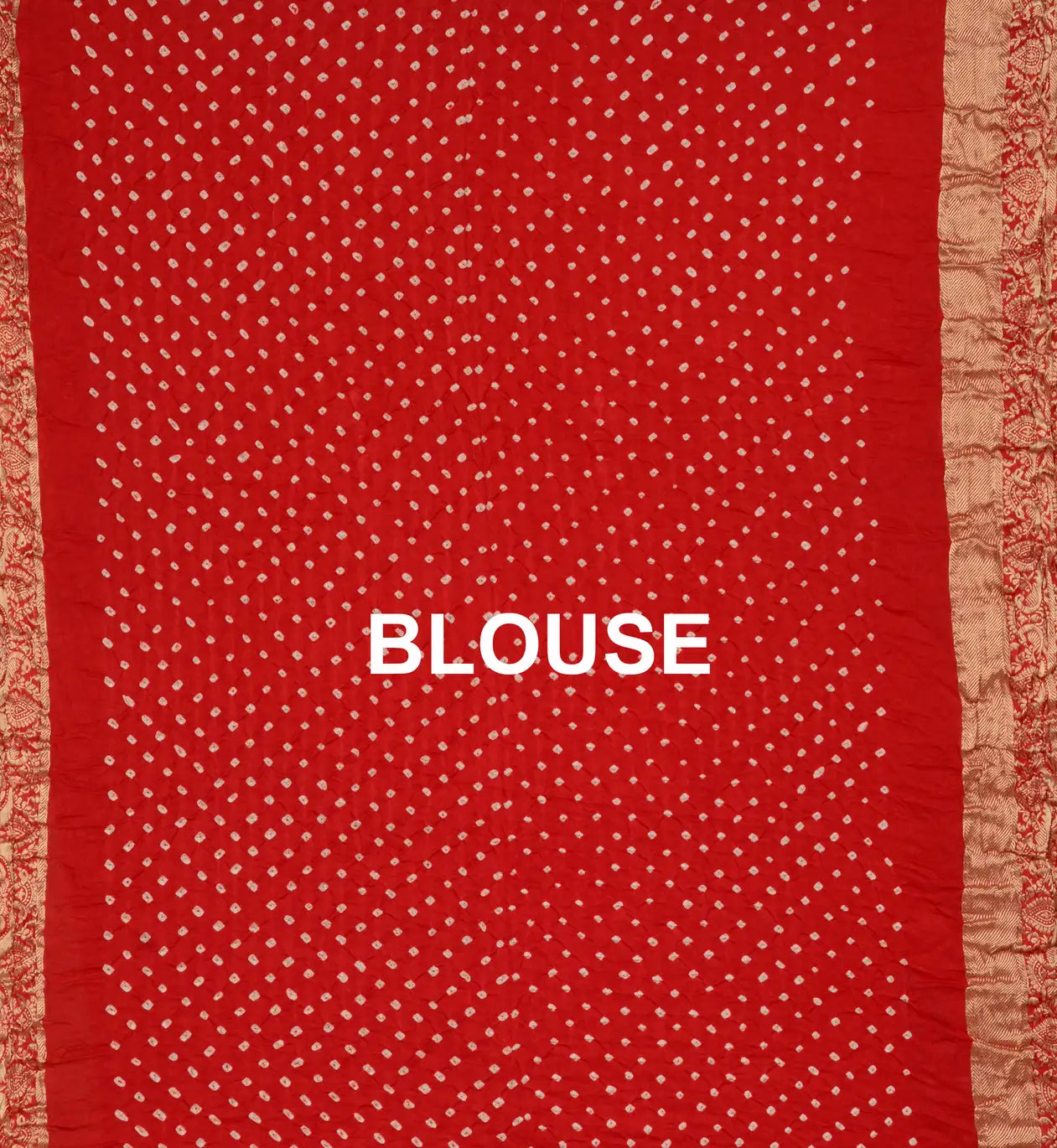 Gaji Kanjiwaram Bandhani Saree