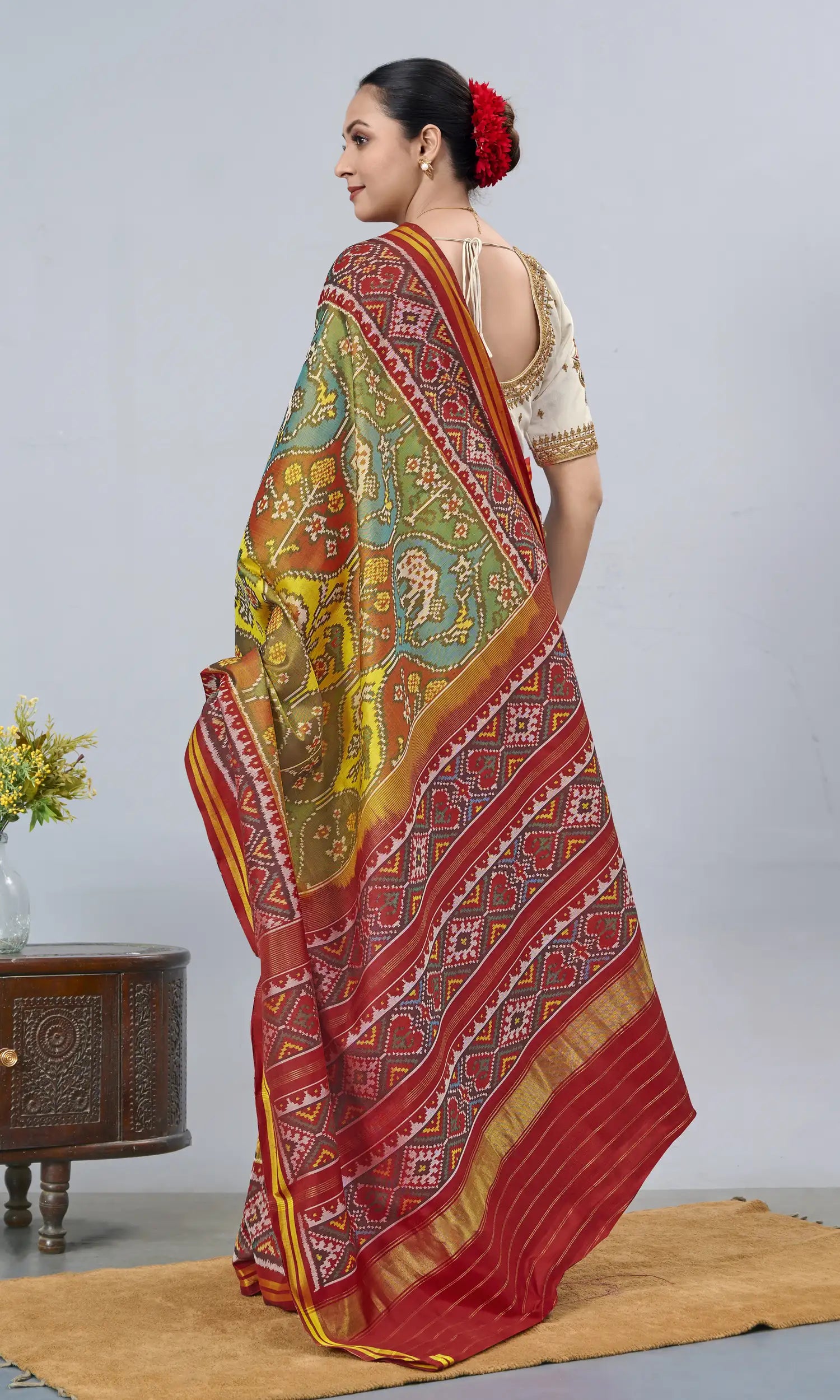 Single Ikat Patola Saree