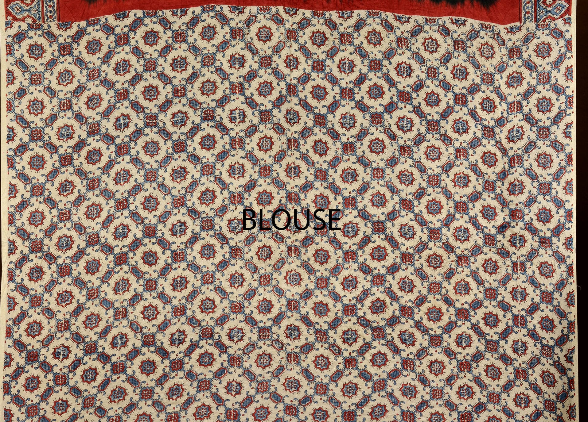 Ajrakh Bandhani Saree