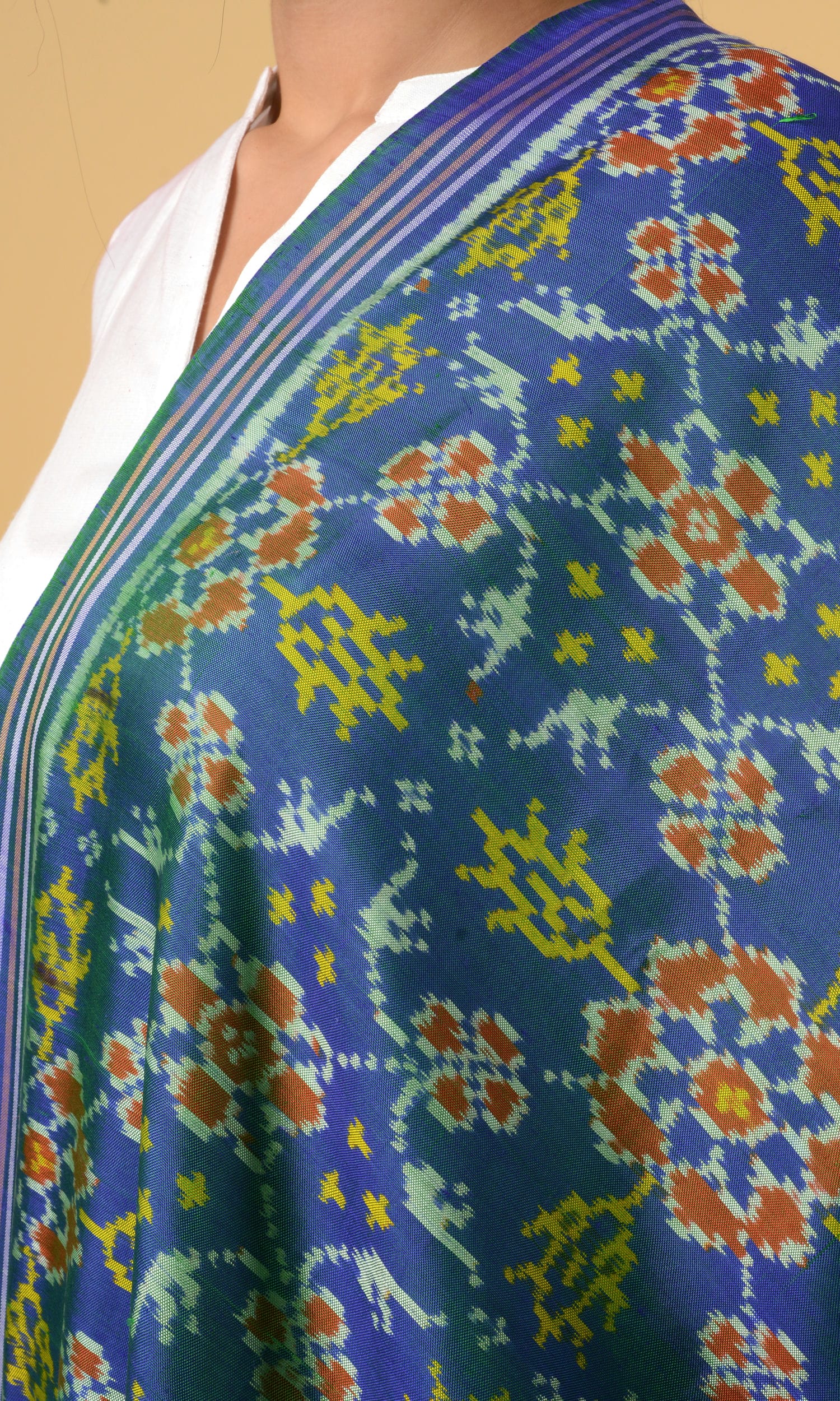 Single Ikat Patola Dupatta Chhabdi