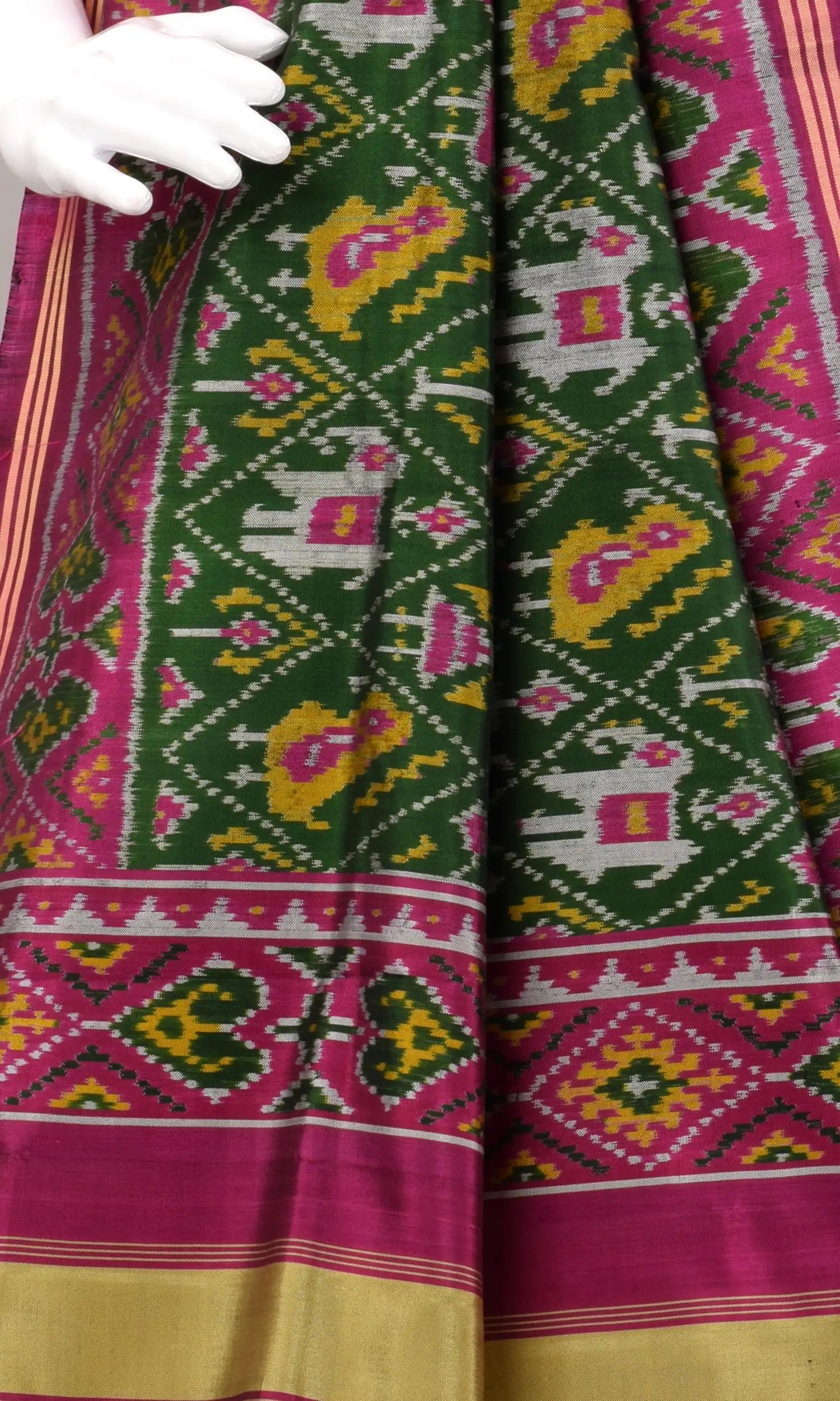 Single Ikat Patola Dupatta