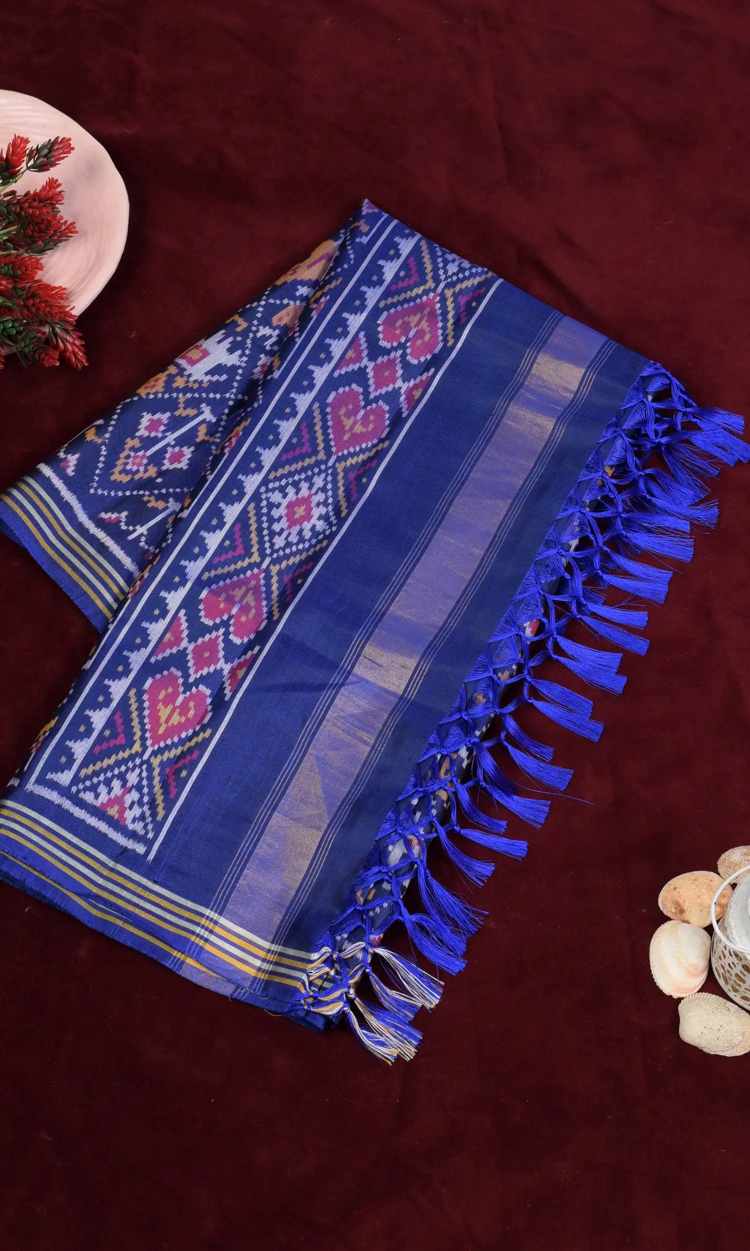 Single Ikat Patola Dupatta