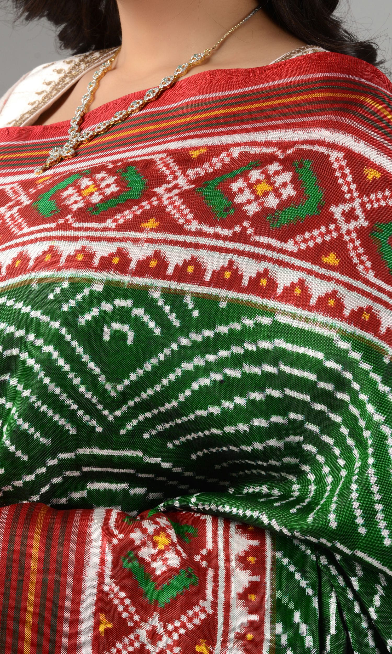 Double Ikat Patola Saree Laheriya