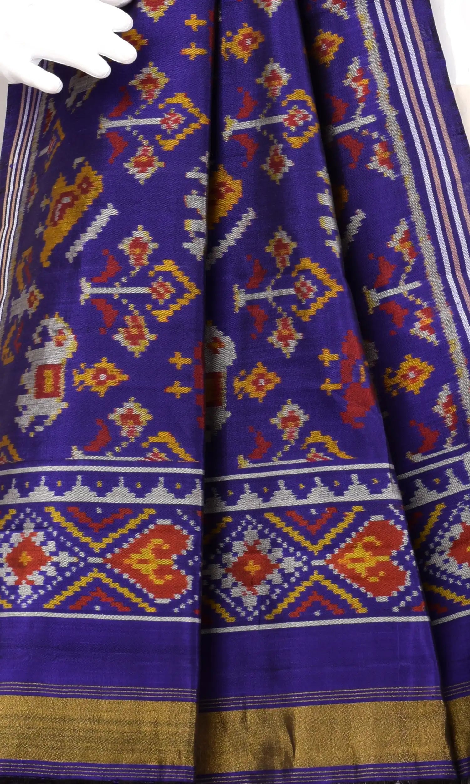 Single Ikat Patola Dupatta