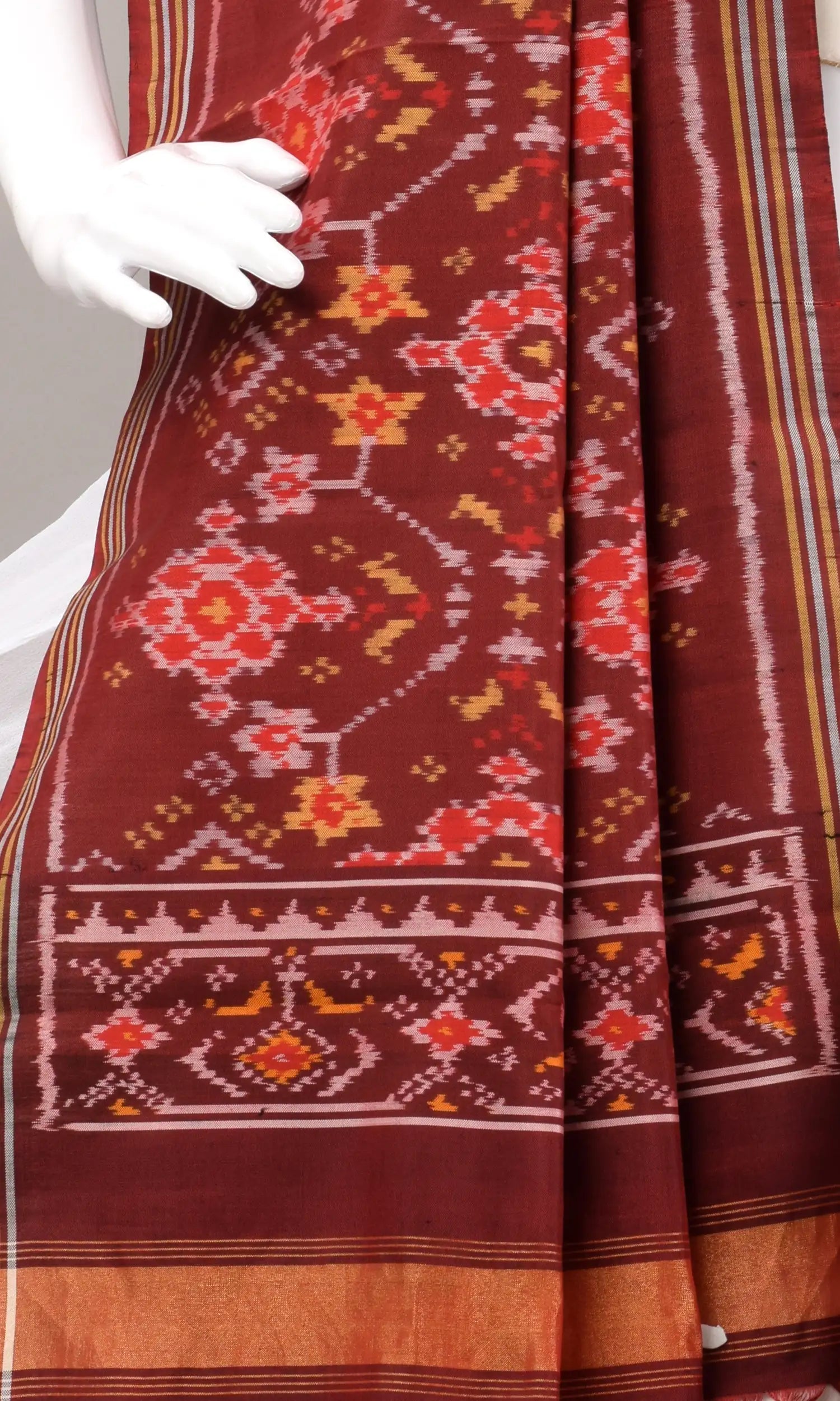 Single Ikat Patola Dupatta