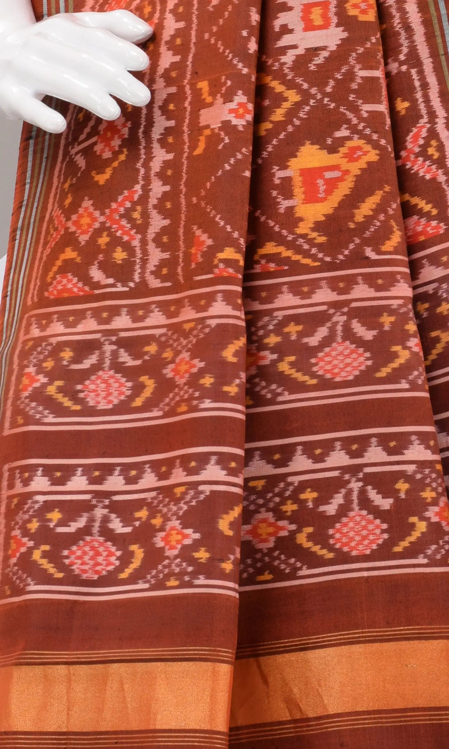 Single Ikat Patola Dupatta