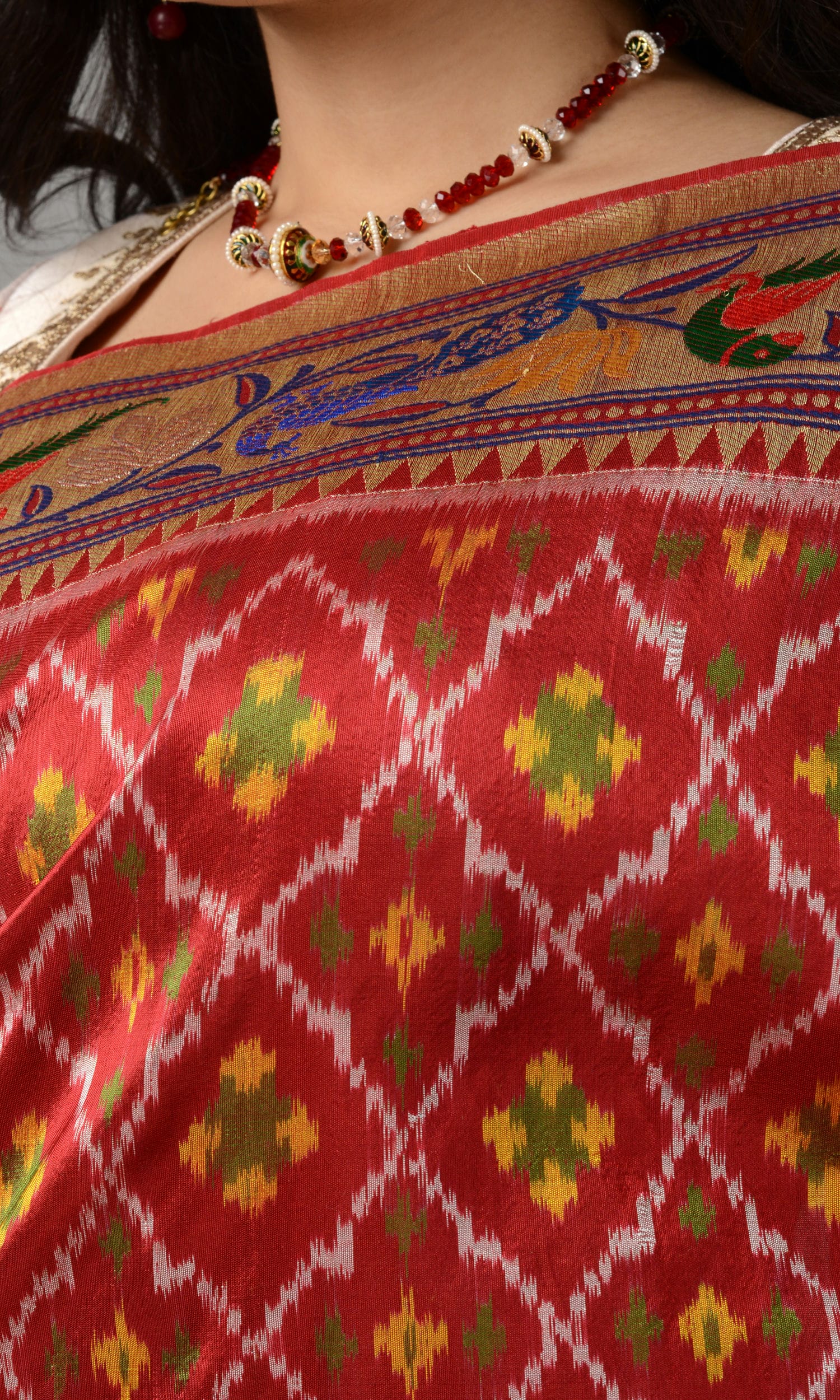 Paithani Single Ikat Patola Chanda