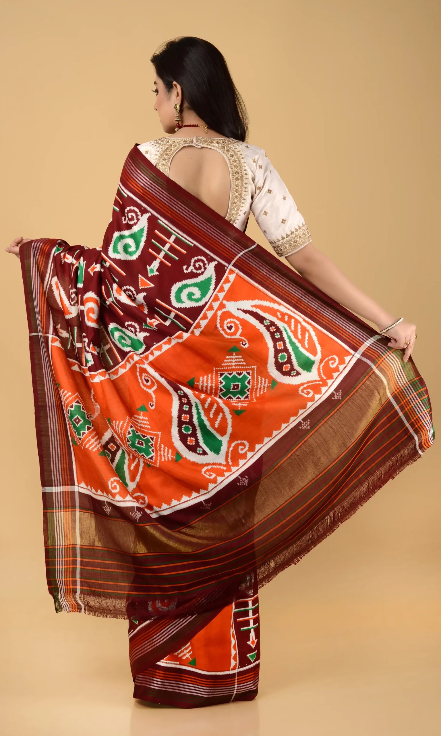 Double Ikat Patola Saree