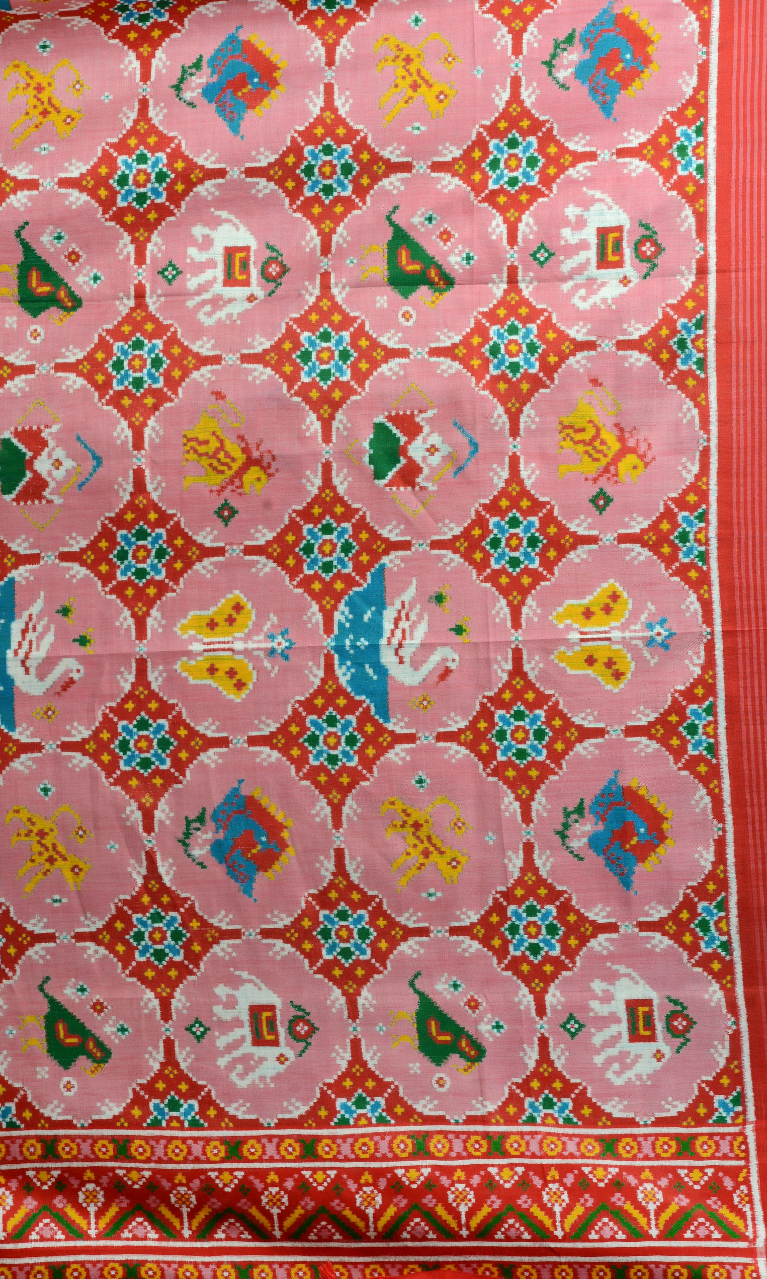 Double Ikat Patola Saree 8 Motif Chhabdi