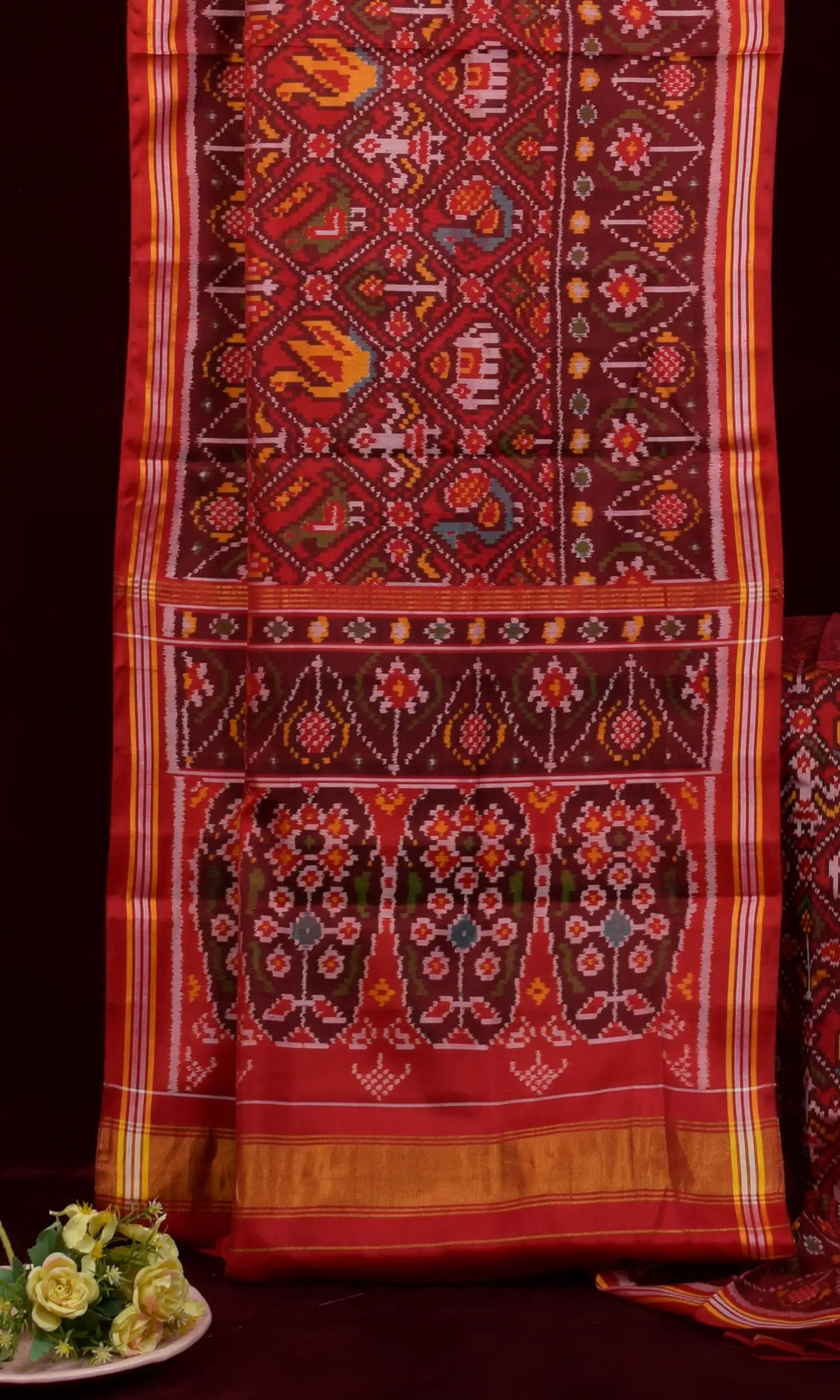 Single Ikat Patola Saree