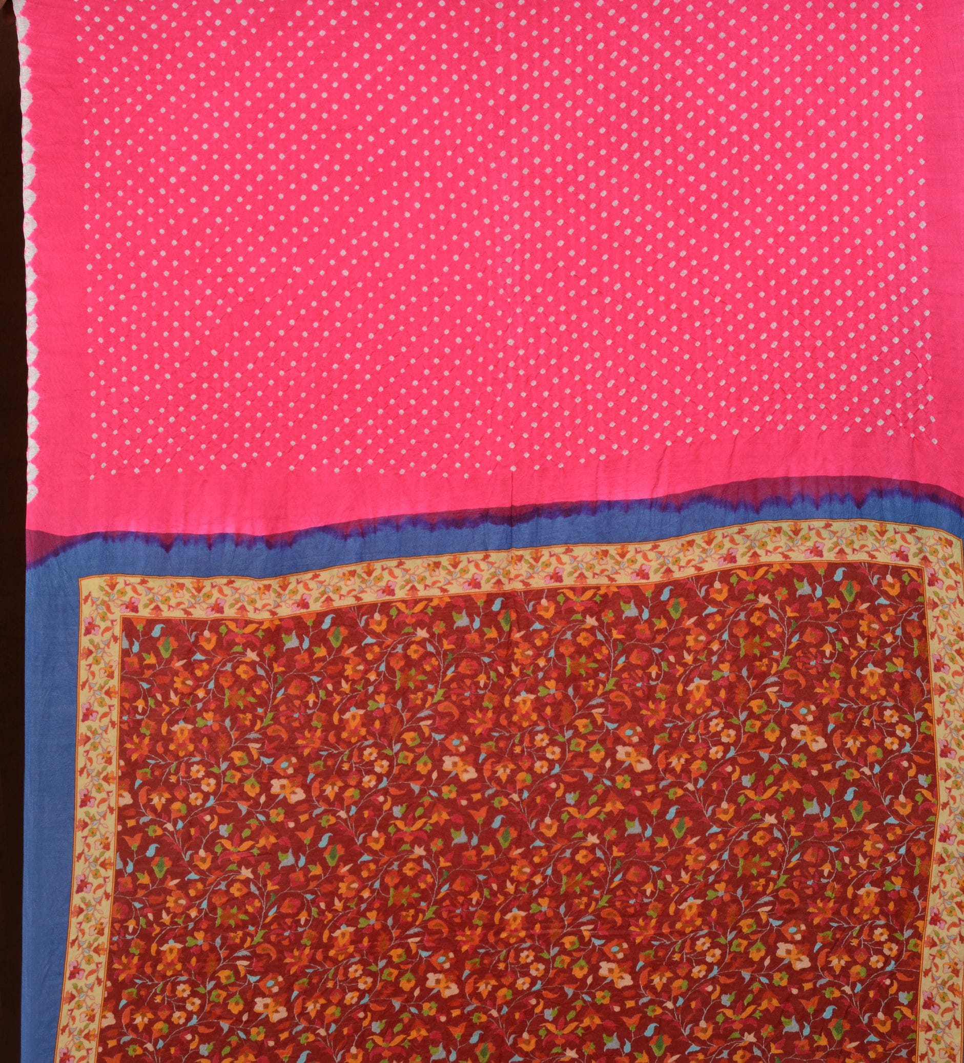 Pichhwai Print Bandhani Saree