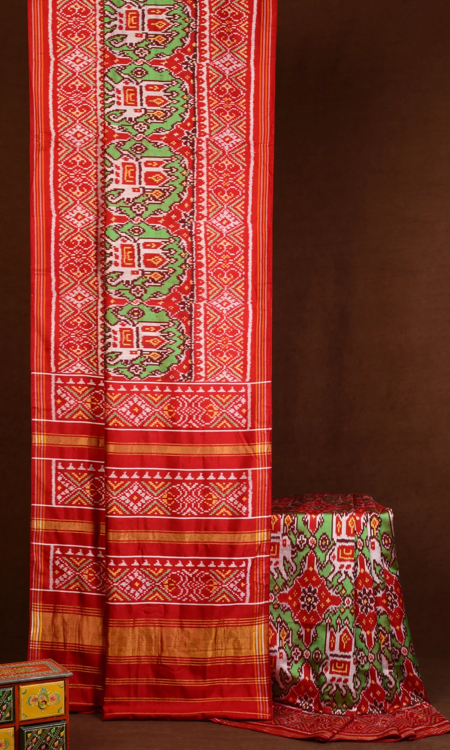 Twill Weave Patola Saree