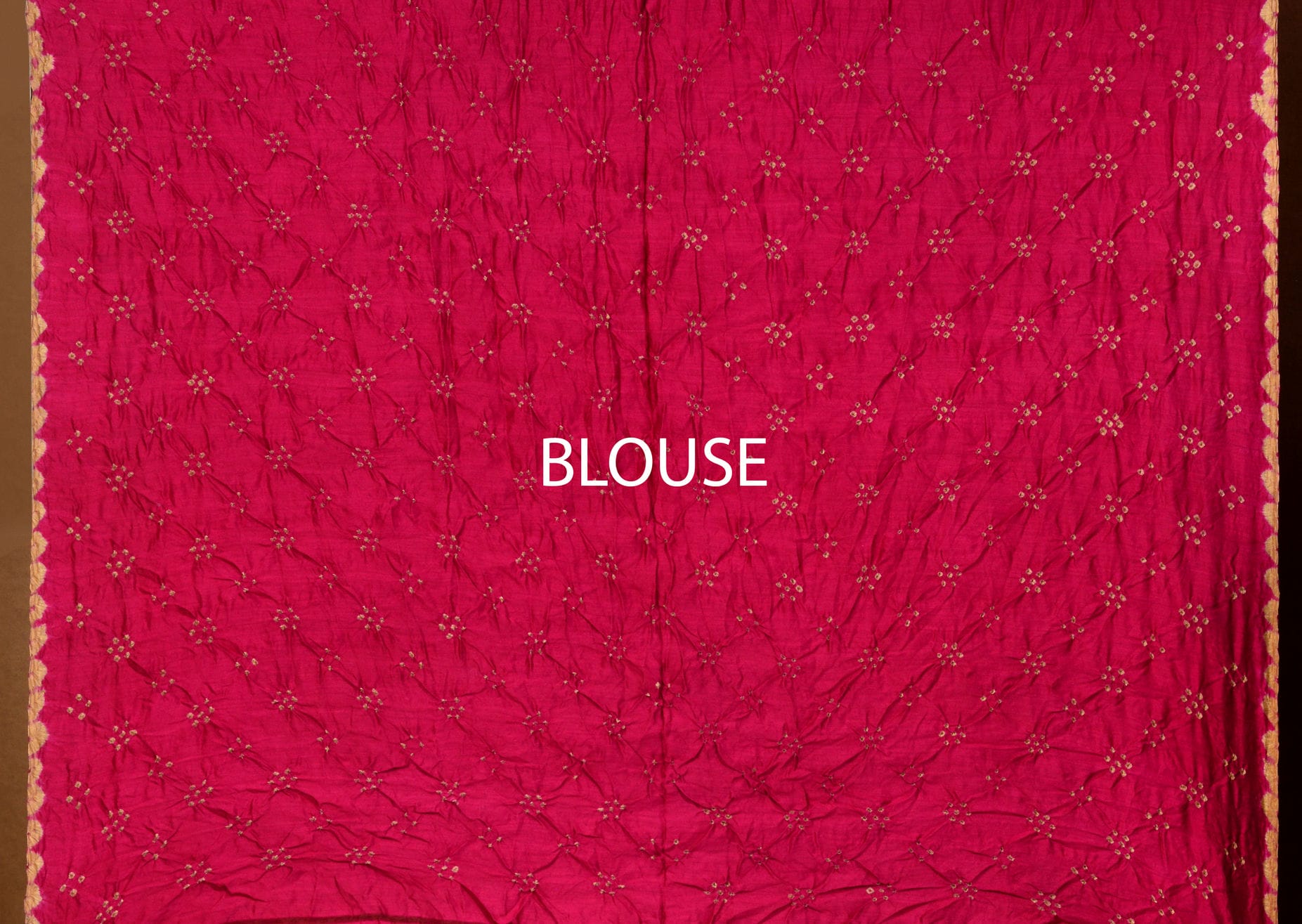 Ajrakh Bandhani Saree