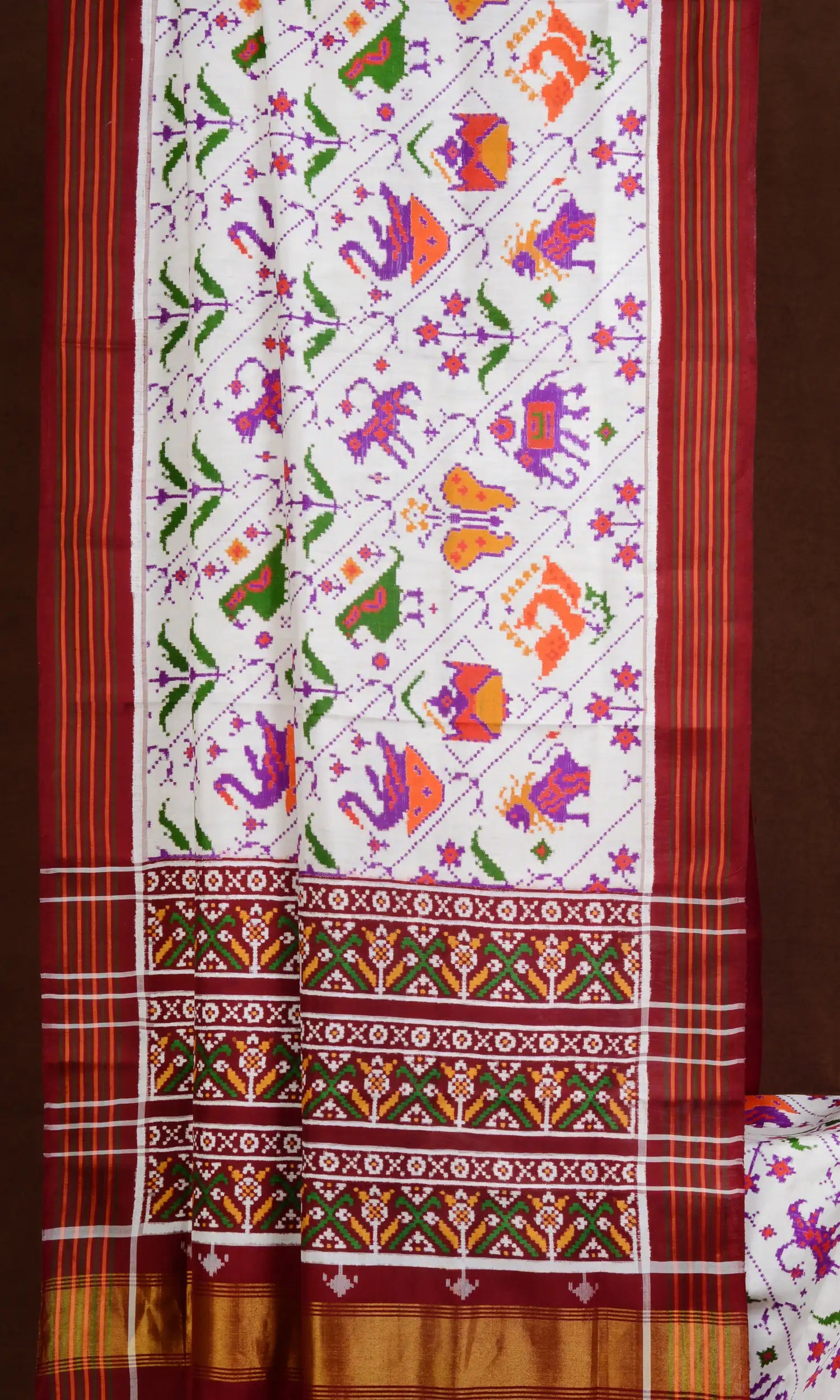 Double Ikat Patola Saree