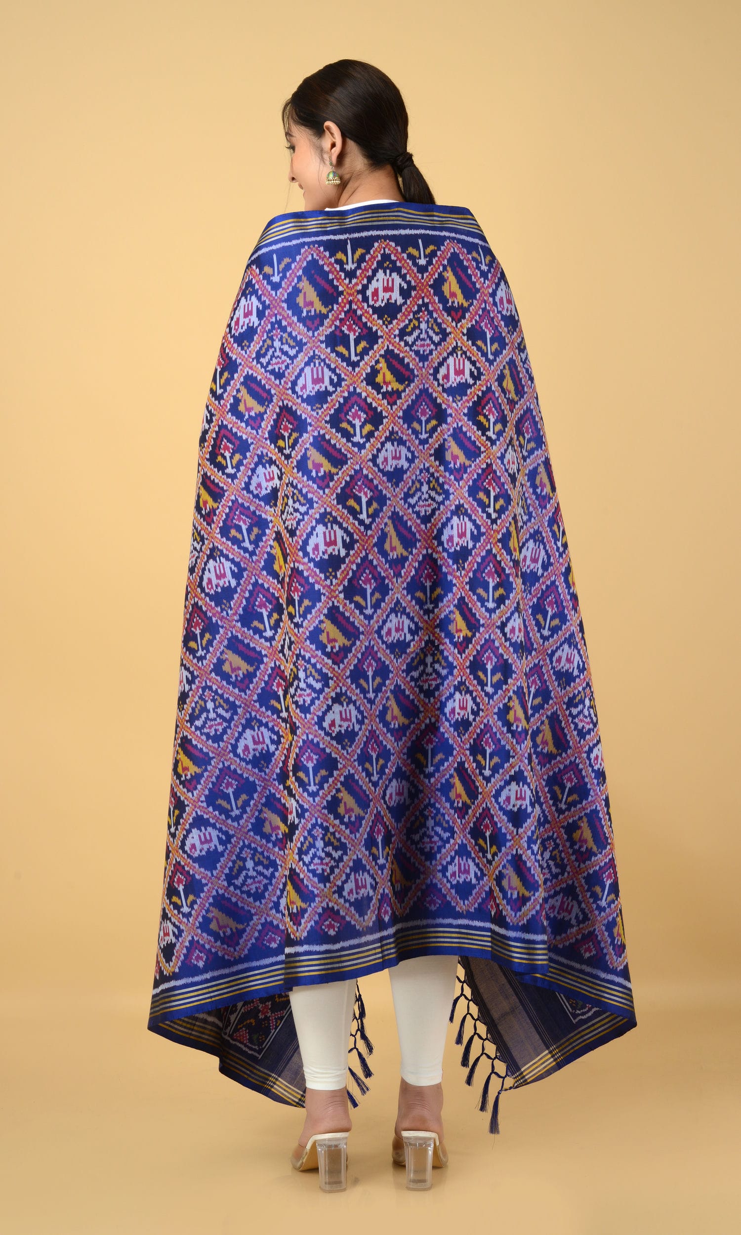 Single Ikat Patola Dupatta Nari Kunj