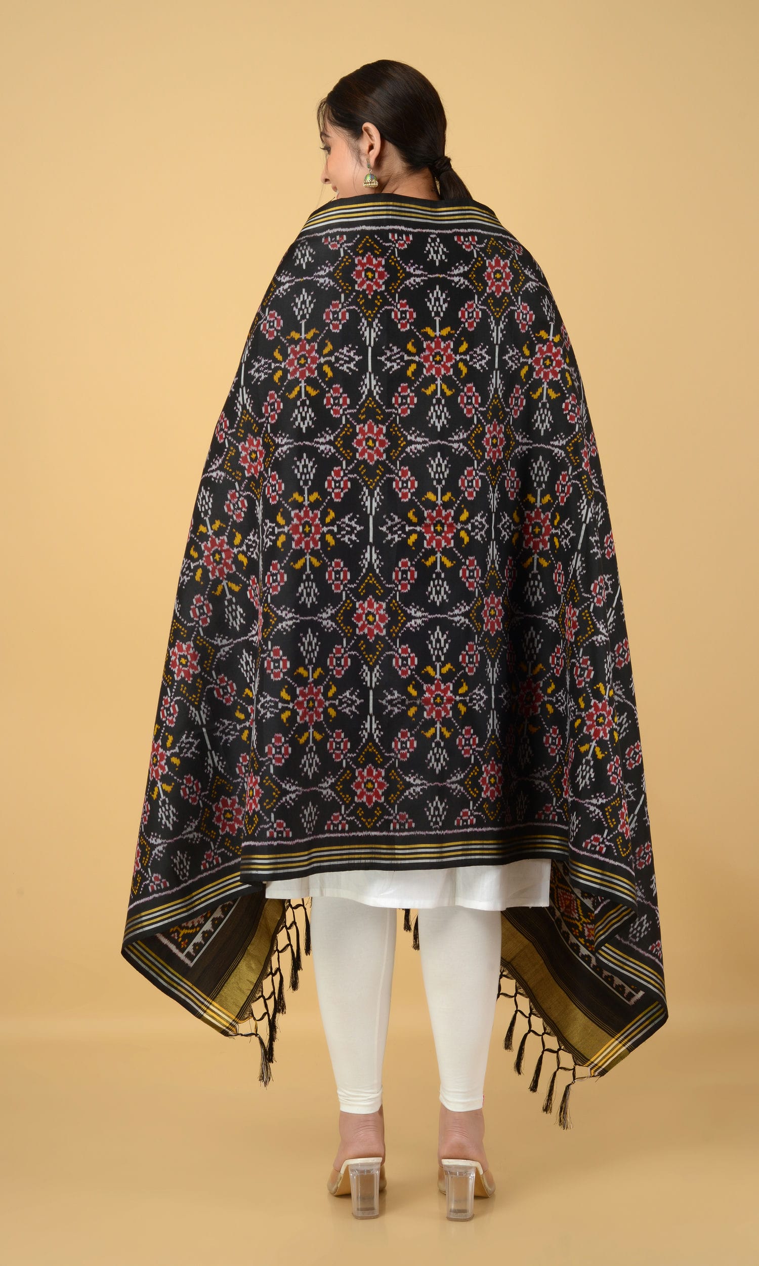 Single Ikat Patola Dupatta Chhabdi
