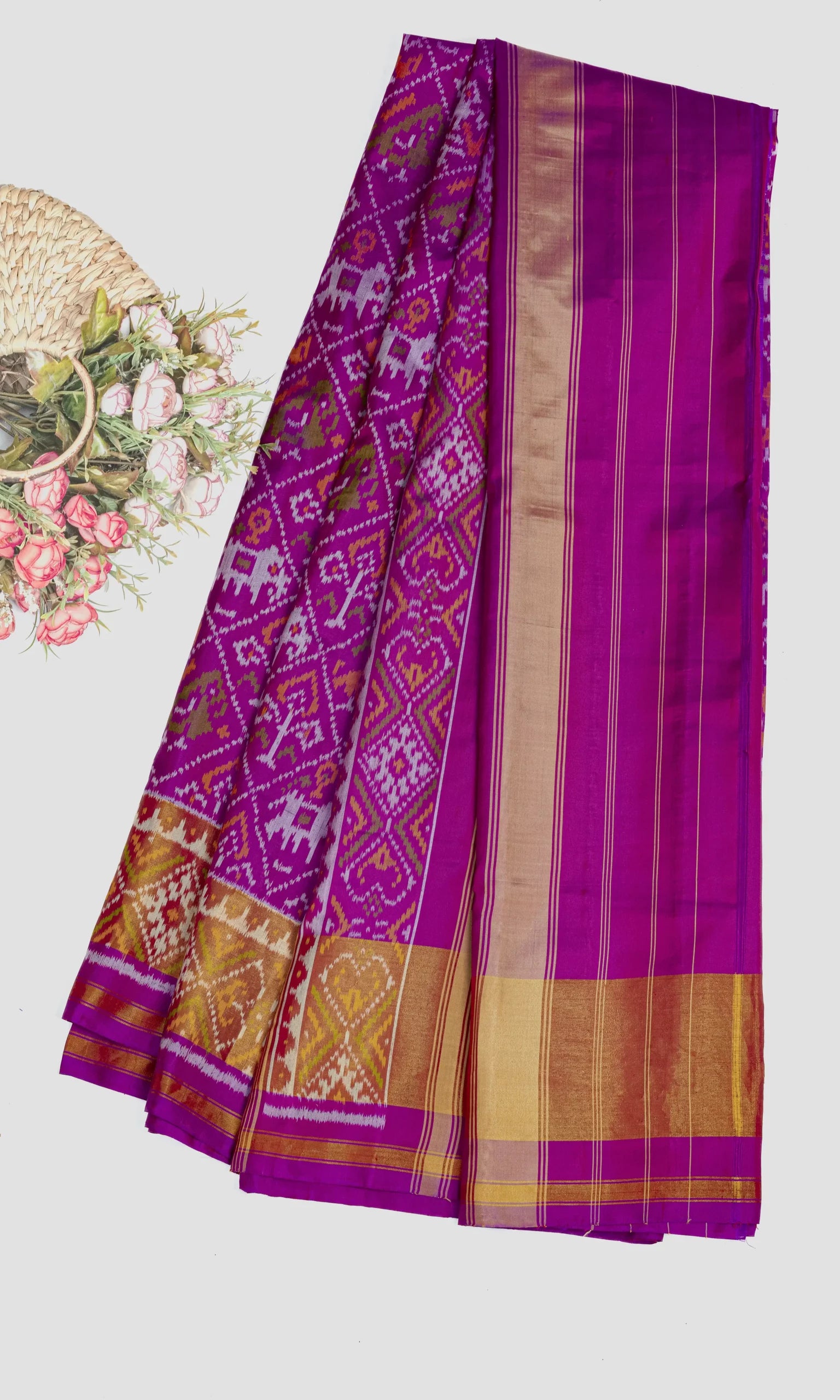 Rajkoti Patola Saree