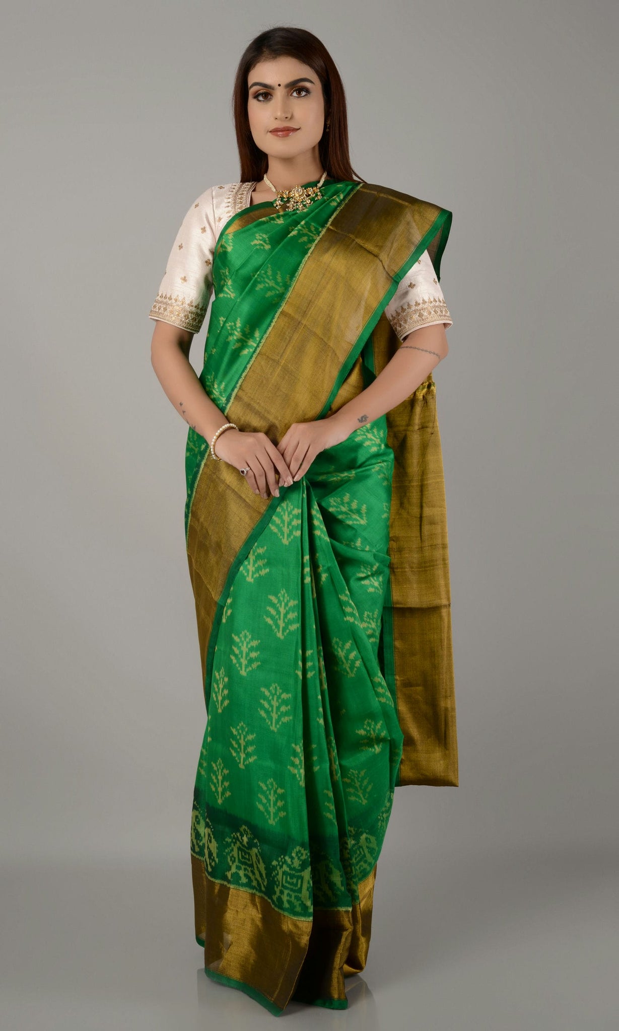 Rajkoti Patola Saree Flower