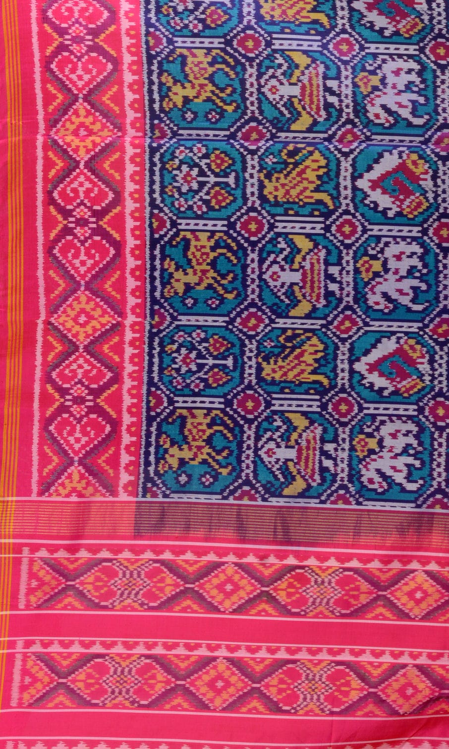 Single Ikat Patola Saree Patola Motifs