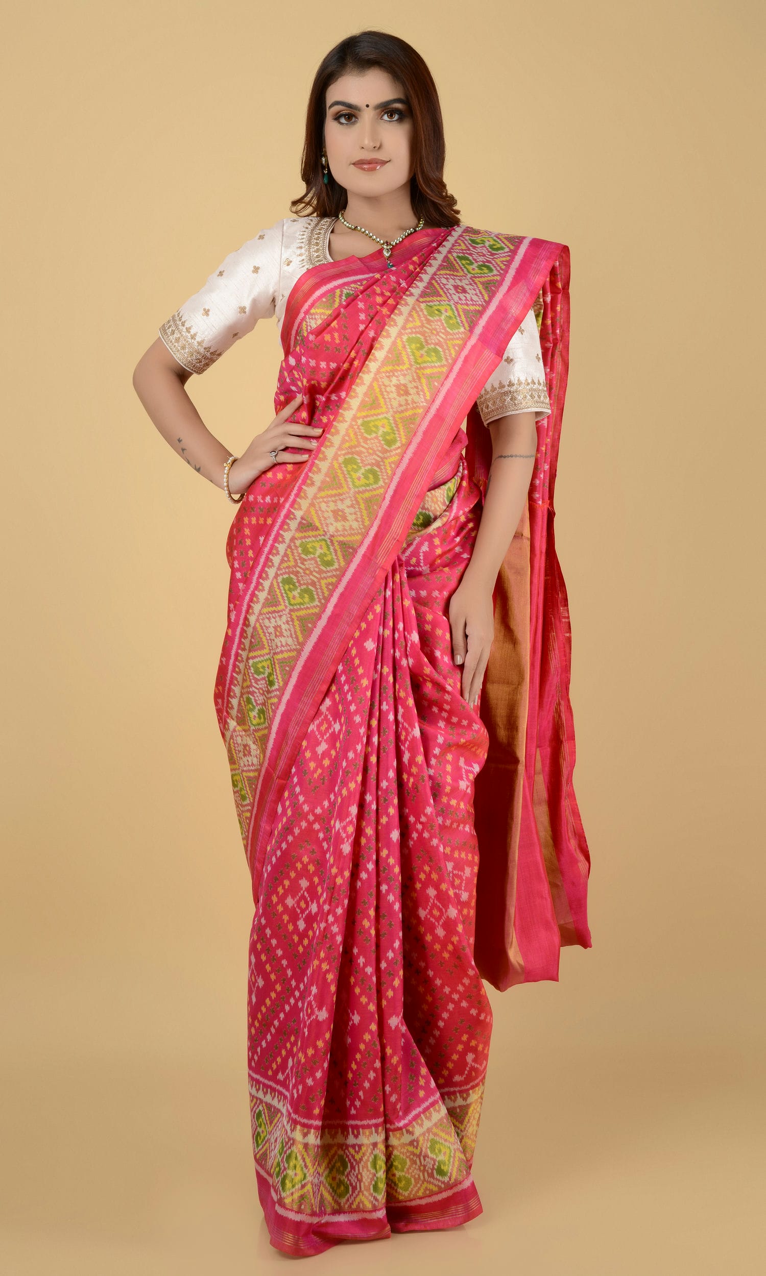 Rajkoti Patola Saree Chanda