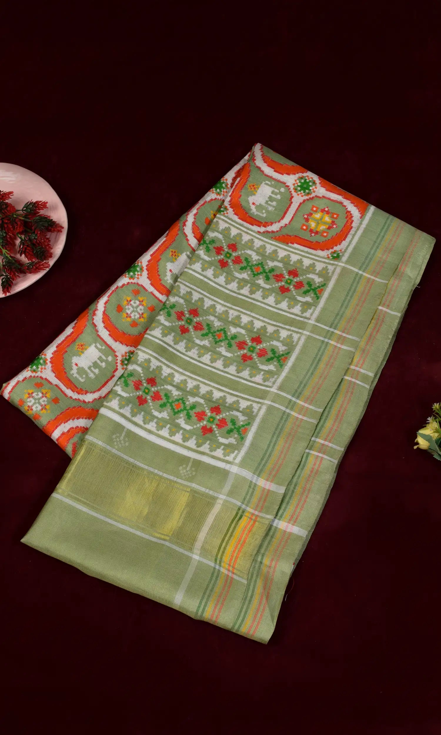 Double Ikat Patola Saree
