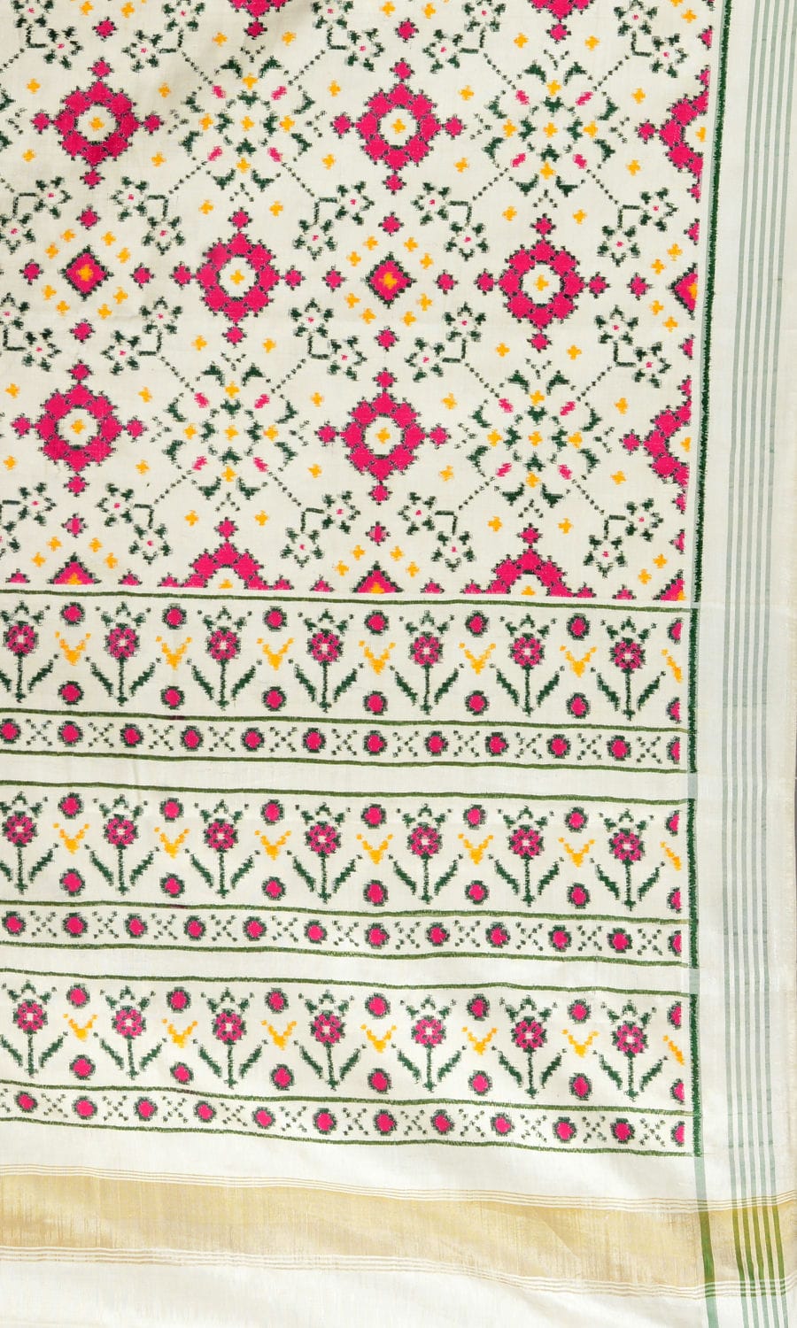 Double Ikat Patola Saree Nau Ratan