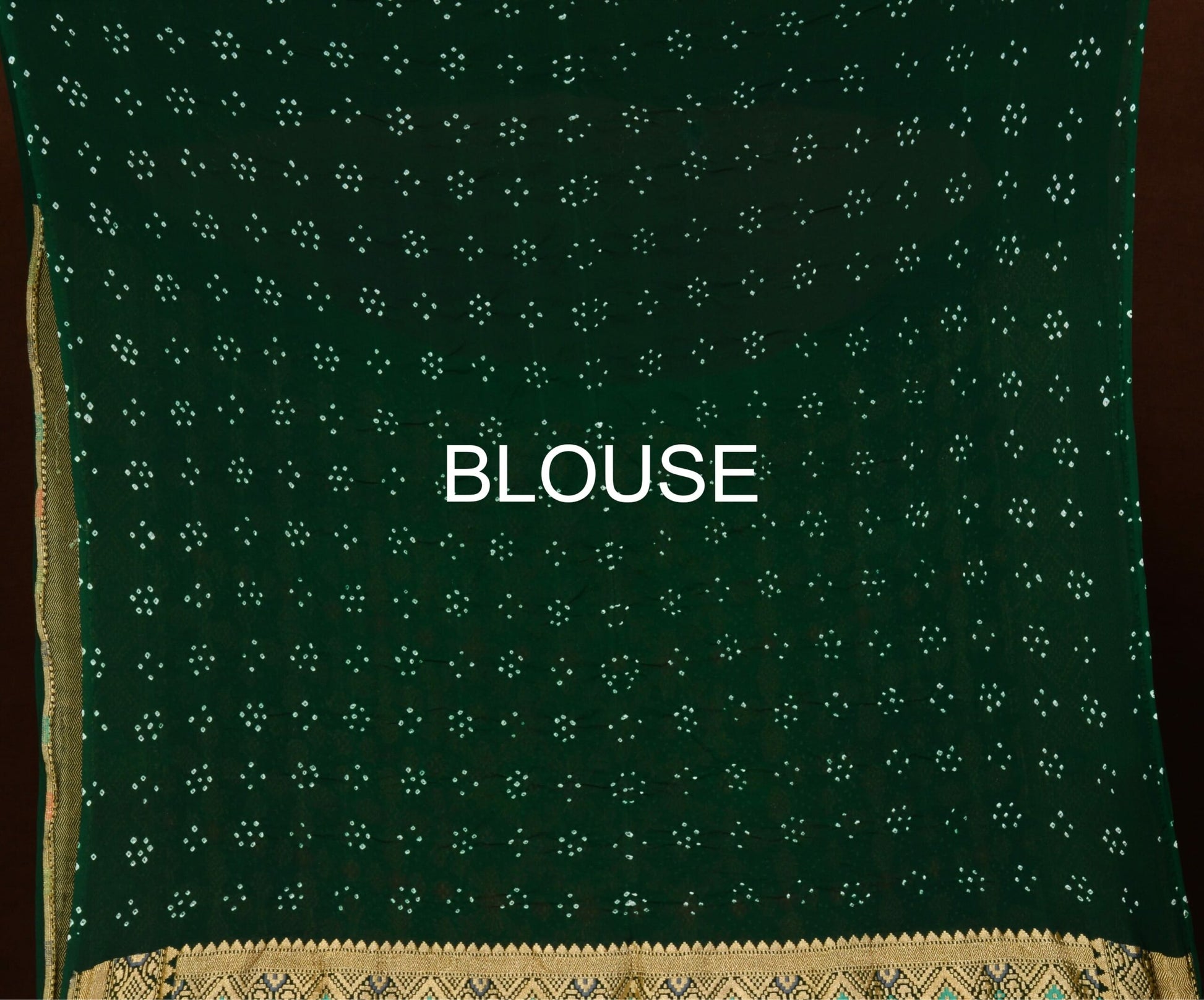 Banarasi Patola Weave Bandhani Saree Navdip Tundiya