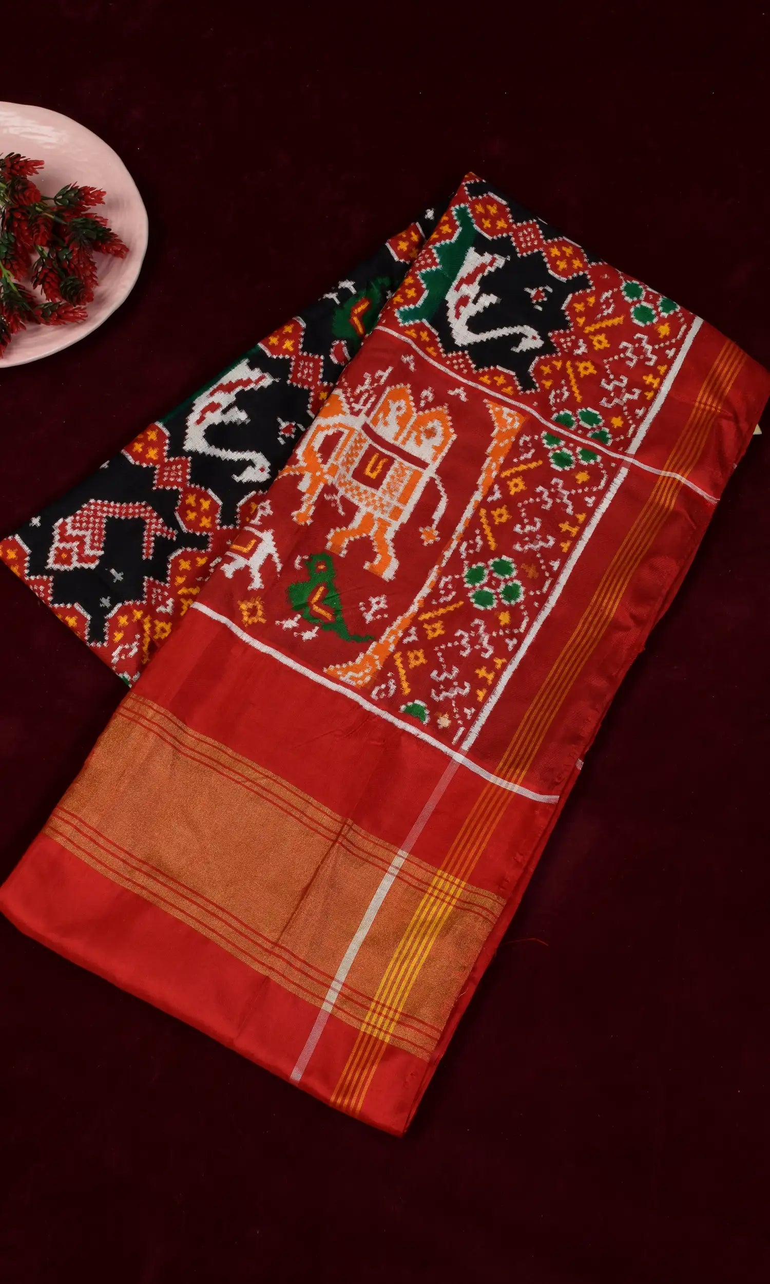 Double Ikat Patola Saree