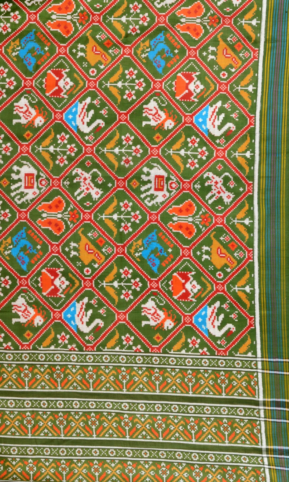Double Ikat Patola Saree 9 Motif