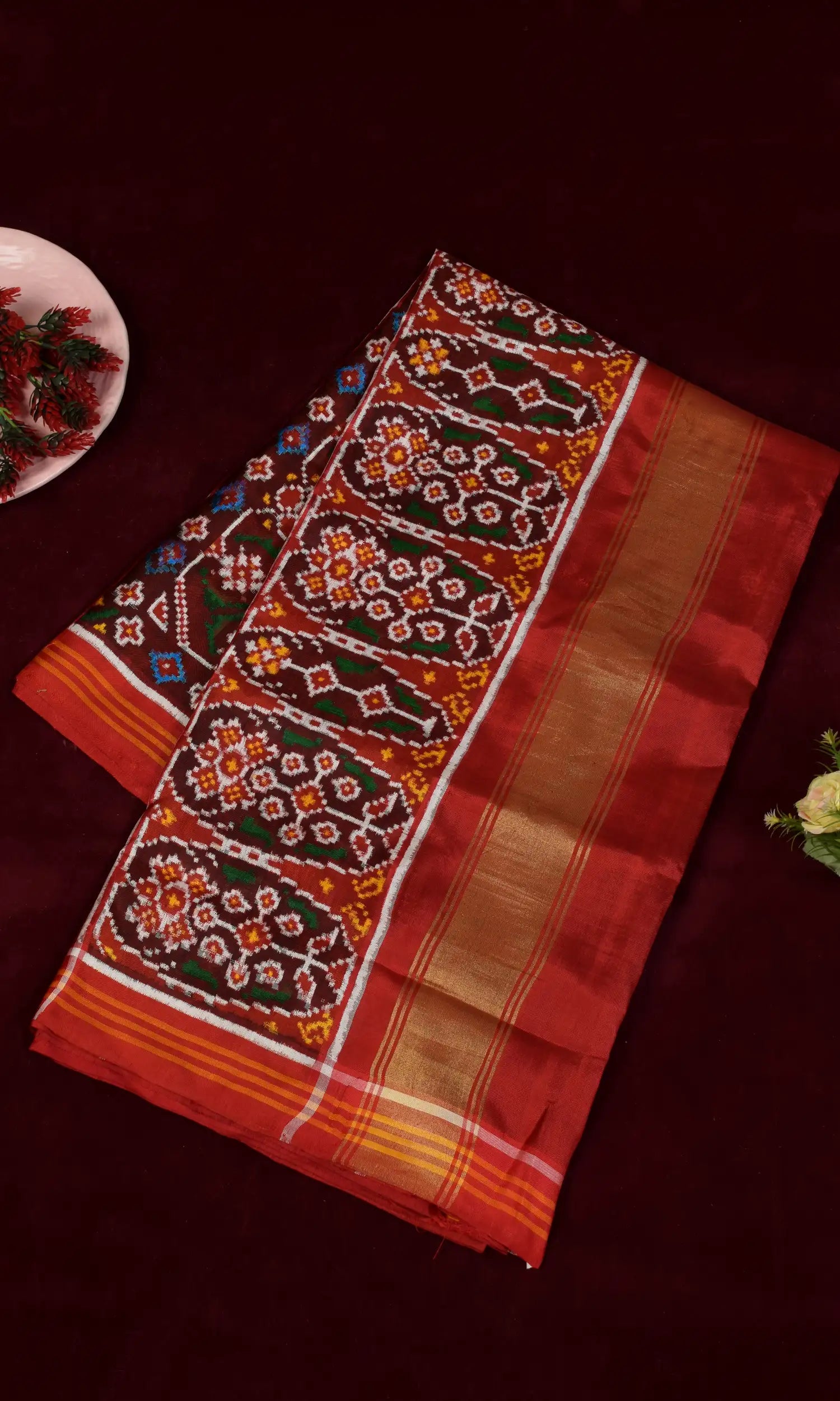 Double Ikat Patola Saree