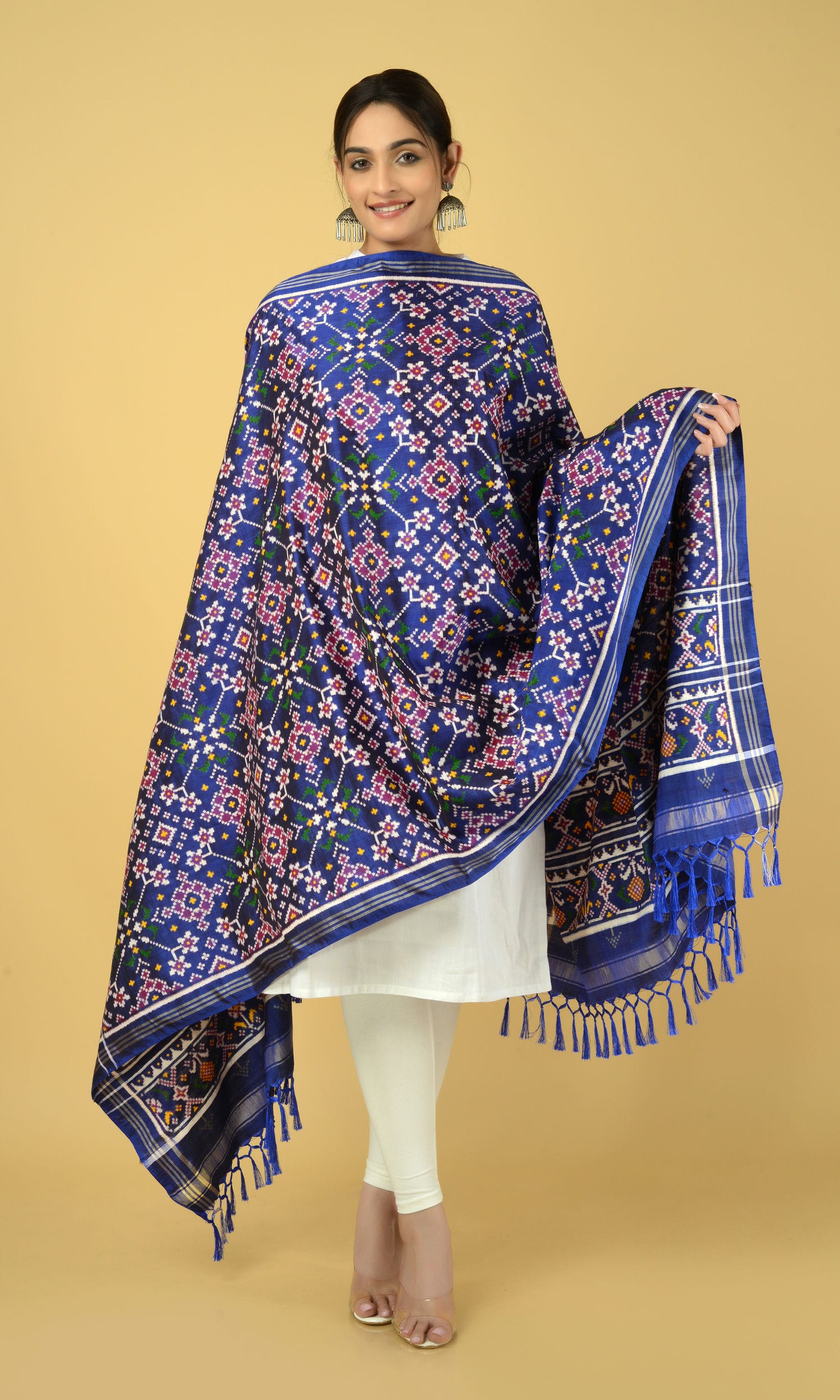 Double Ikat Patola Dupatta Nau Ratan