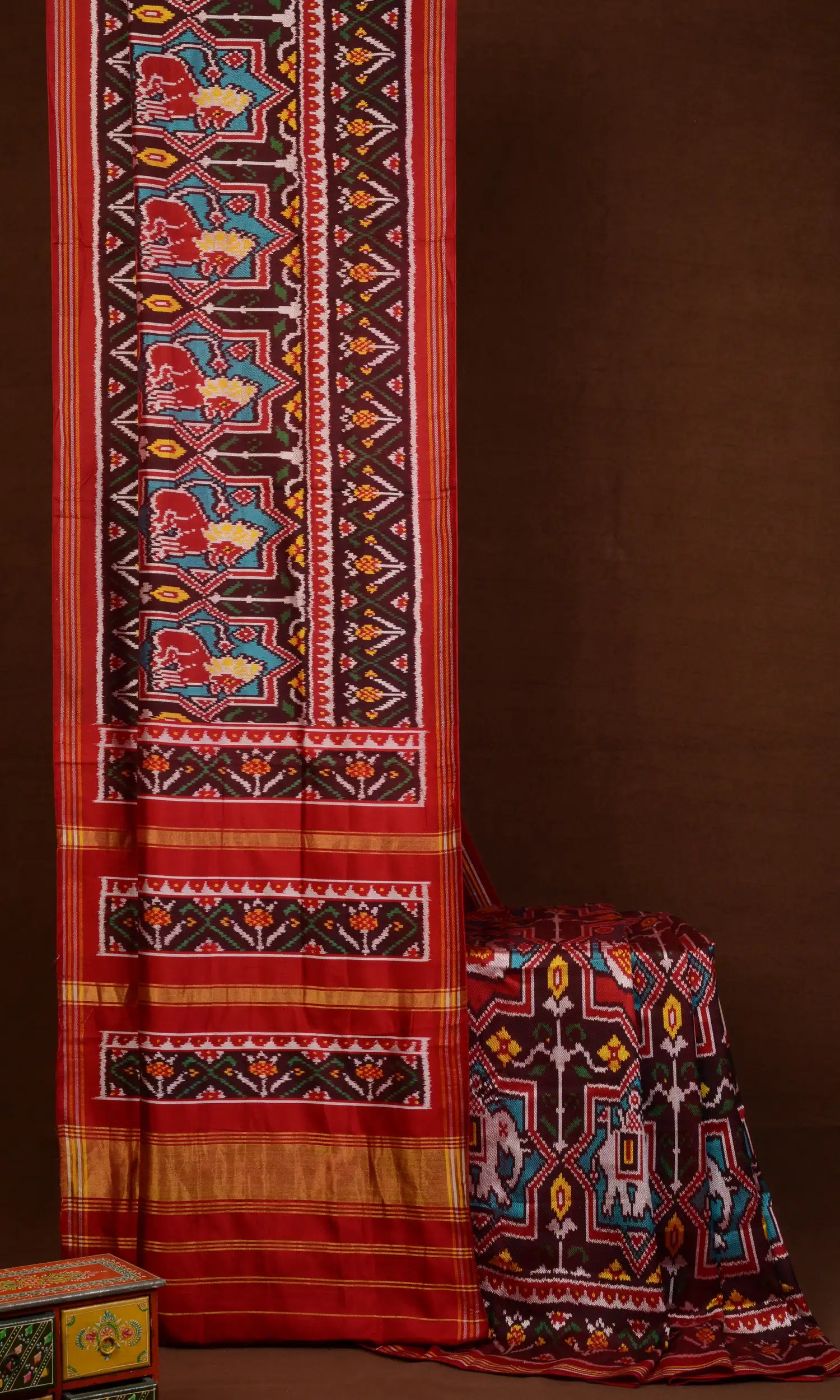 Twill Weave Patola Saree
