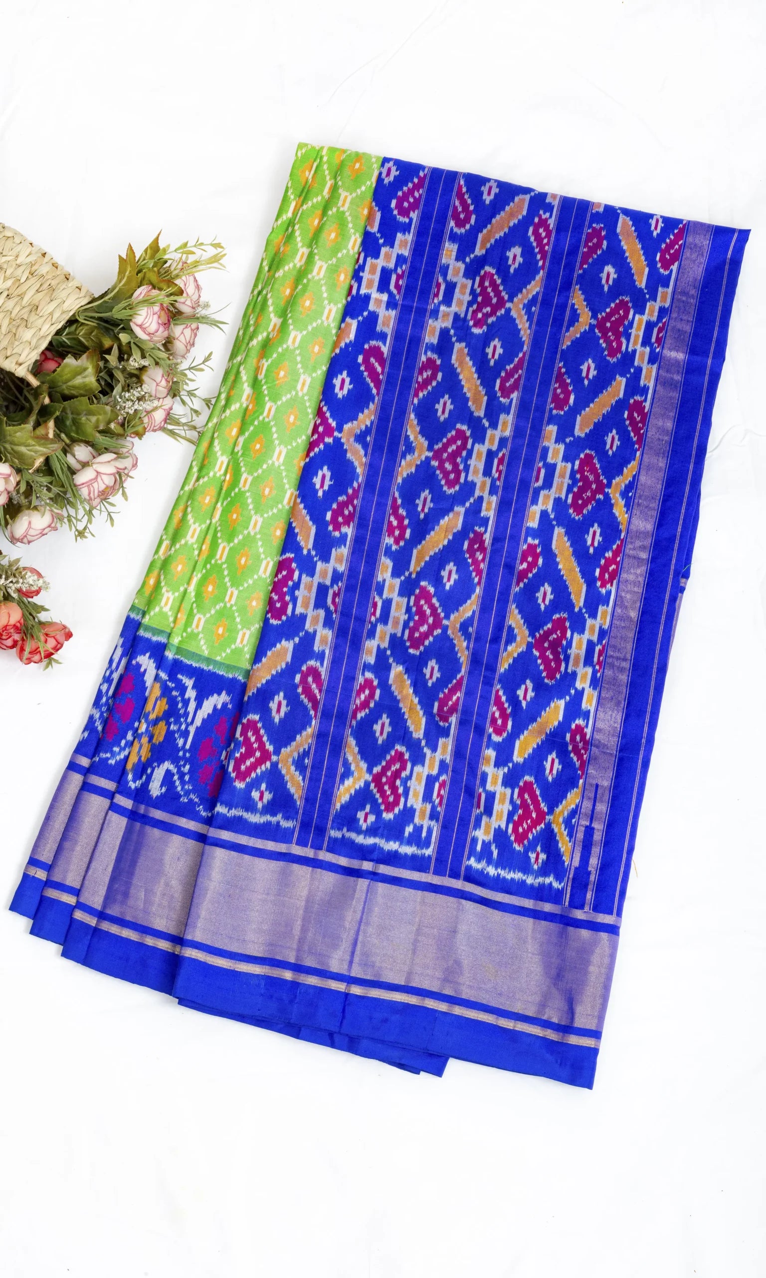 Pochampally Ikat Patola Saree
