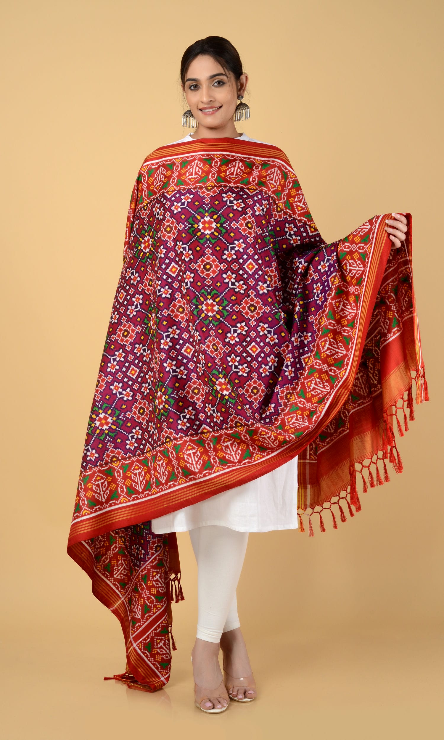 Double Ikat Patola Dupatta Nau Ratan