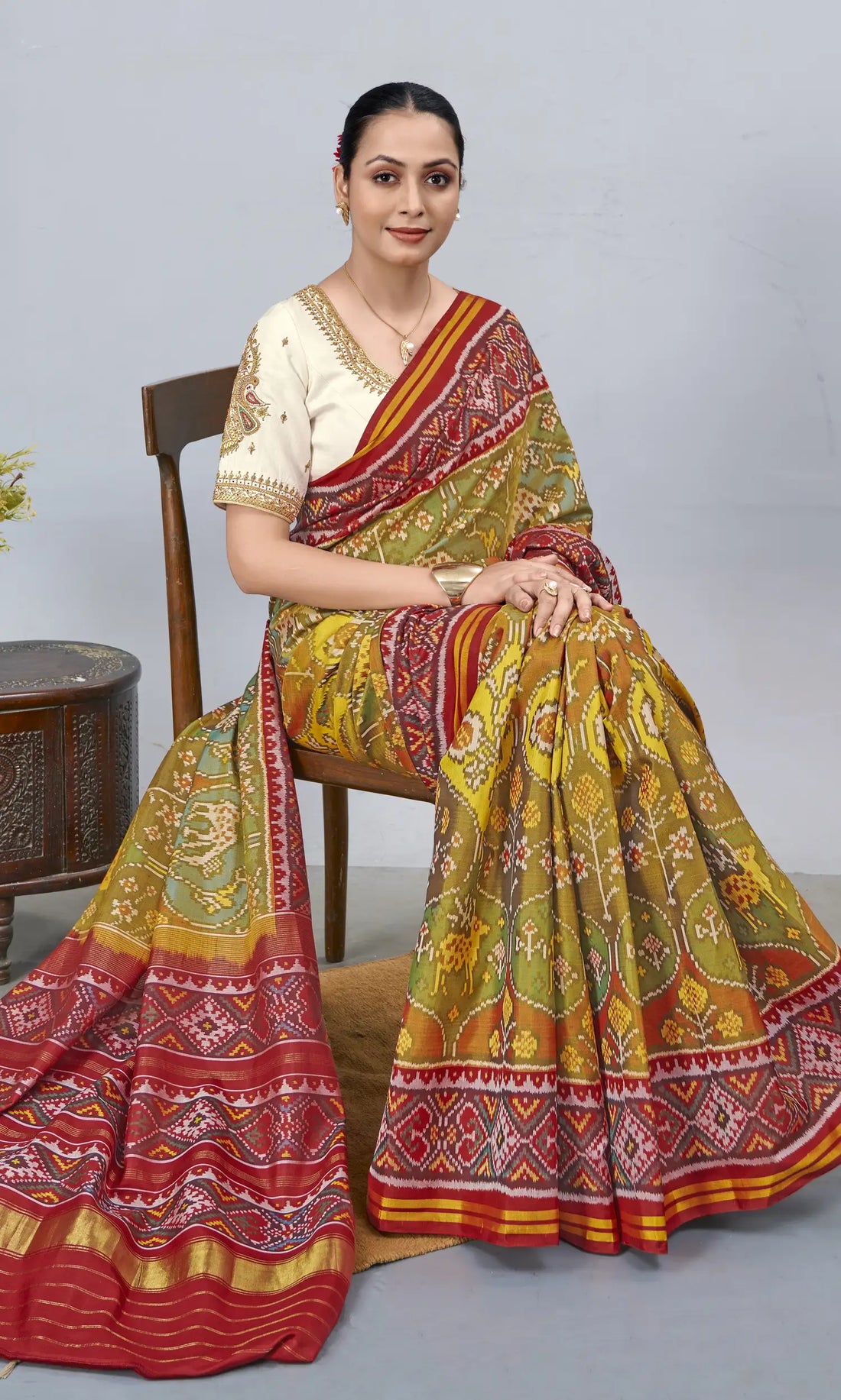 Single Ikat Patola Saree