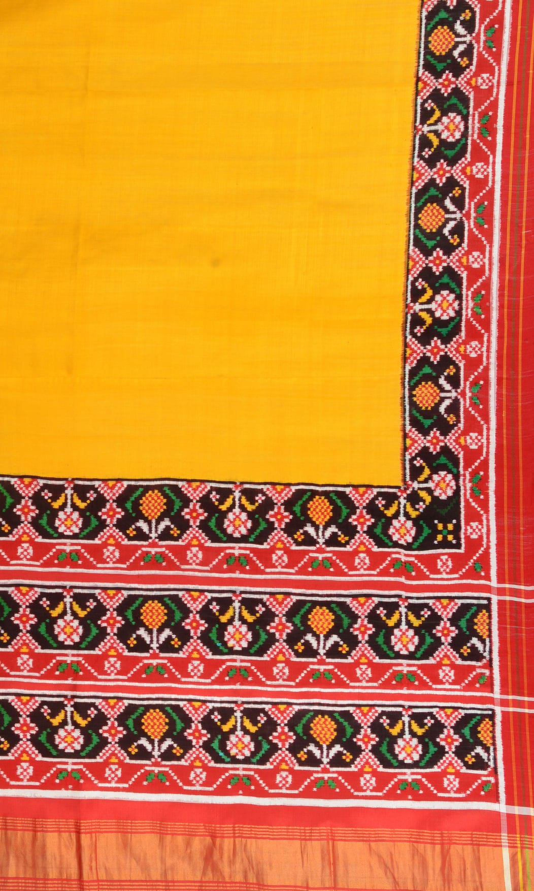 Double Ikat Patola Saree Gala Border