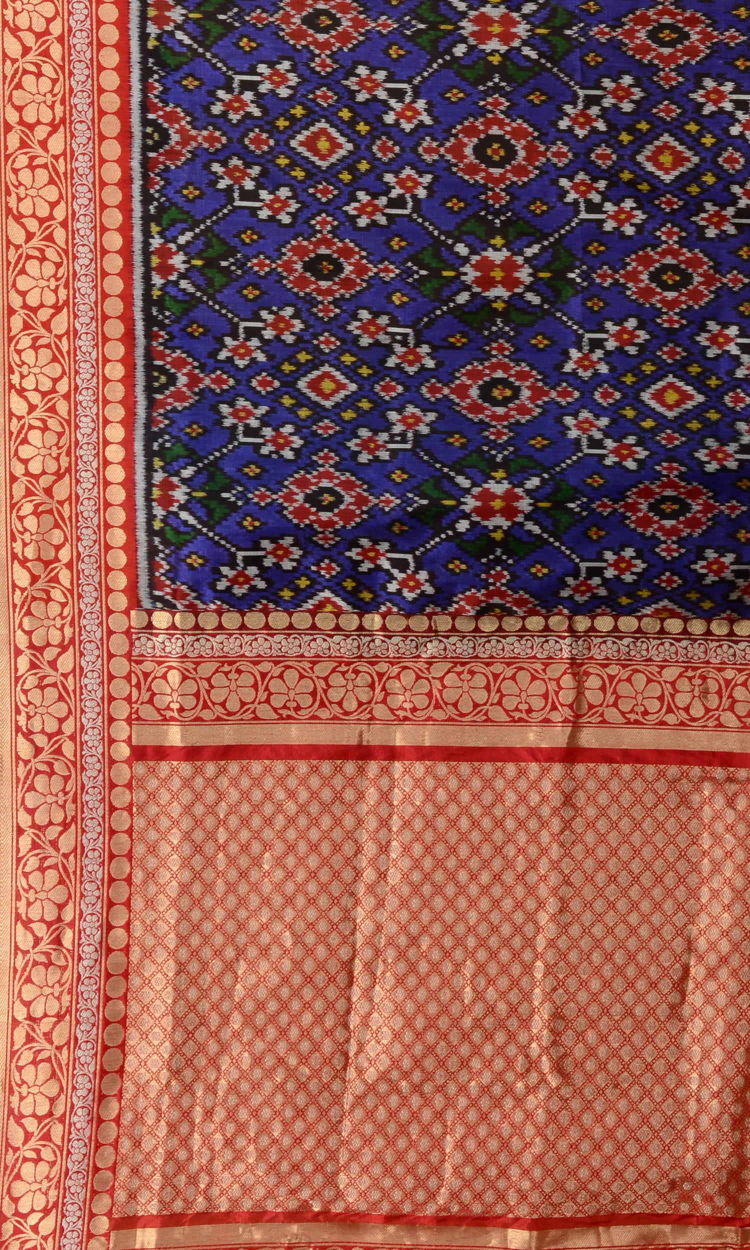 Banarasi Single Ikat Patola Nau Ratan