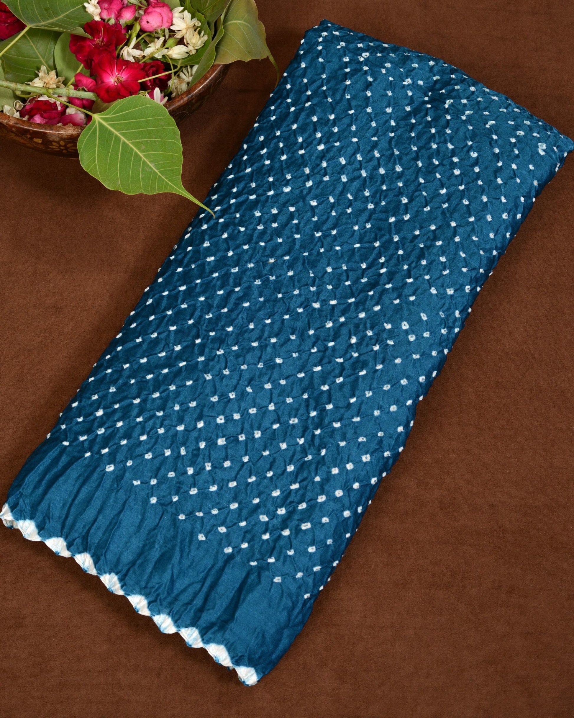 Pichhwai Print Bandhani Saree