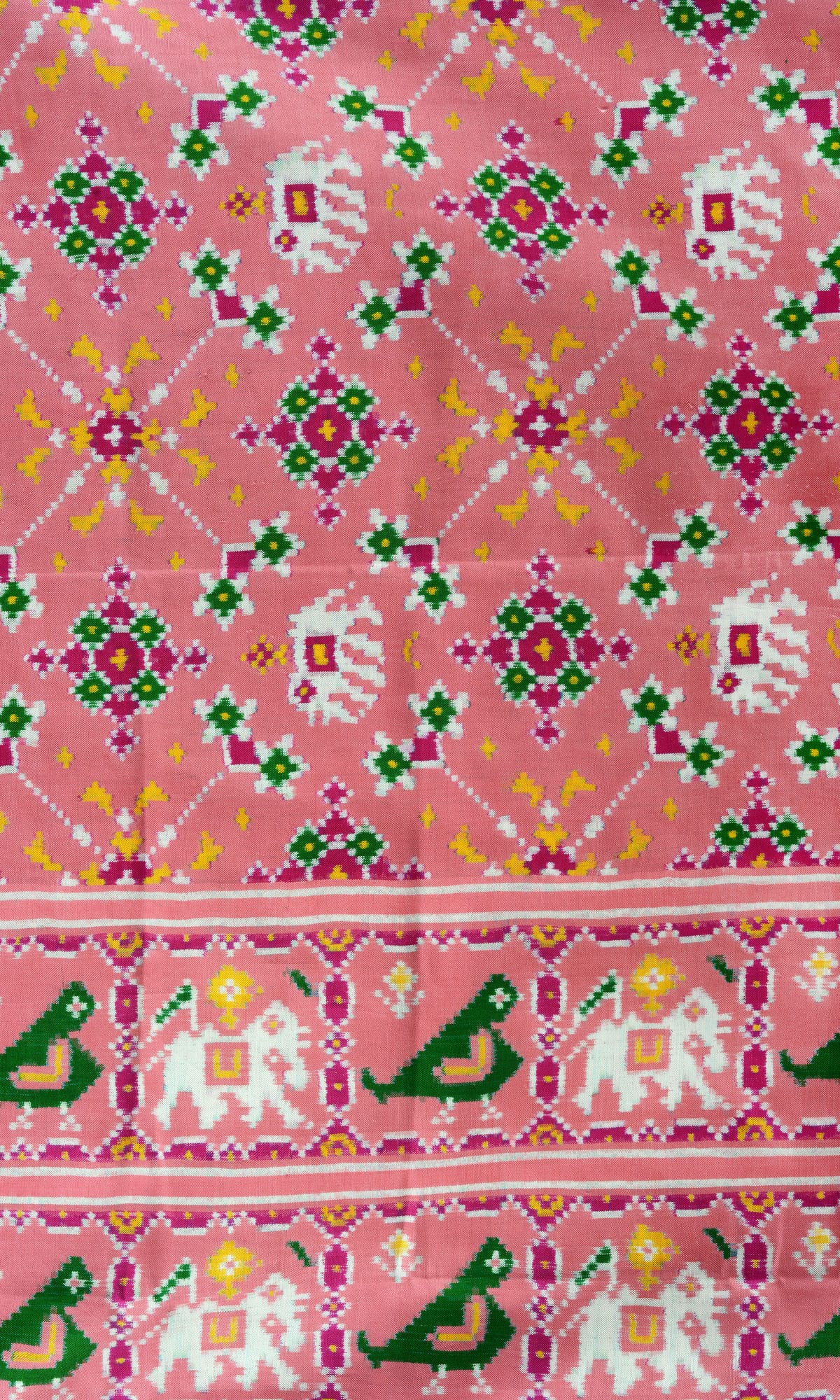 Double Ikat Patola Saree Nau Ratan