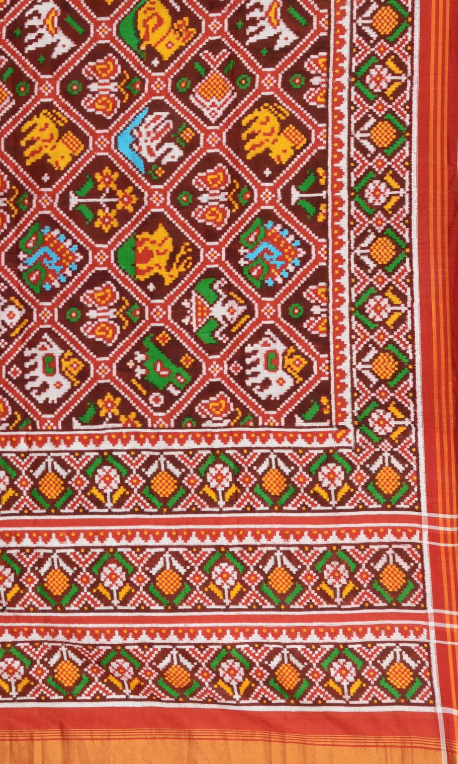 Double Ikat Patola Saree 11 Motifs