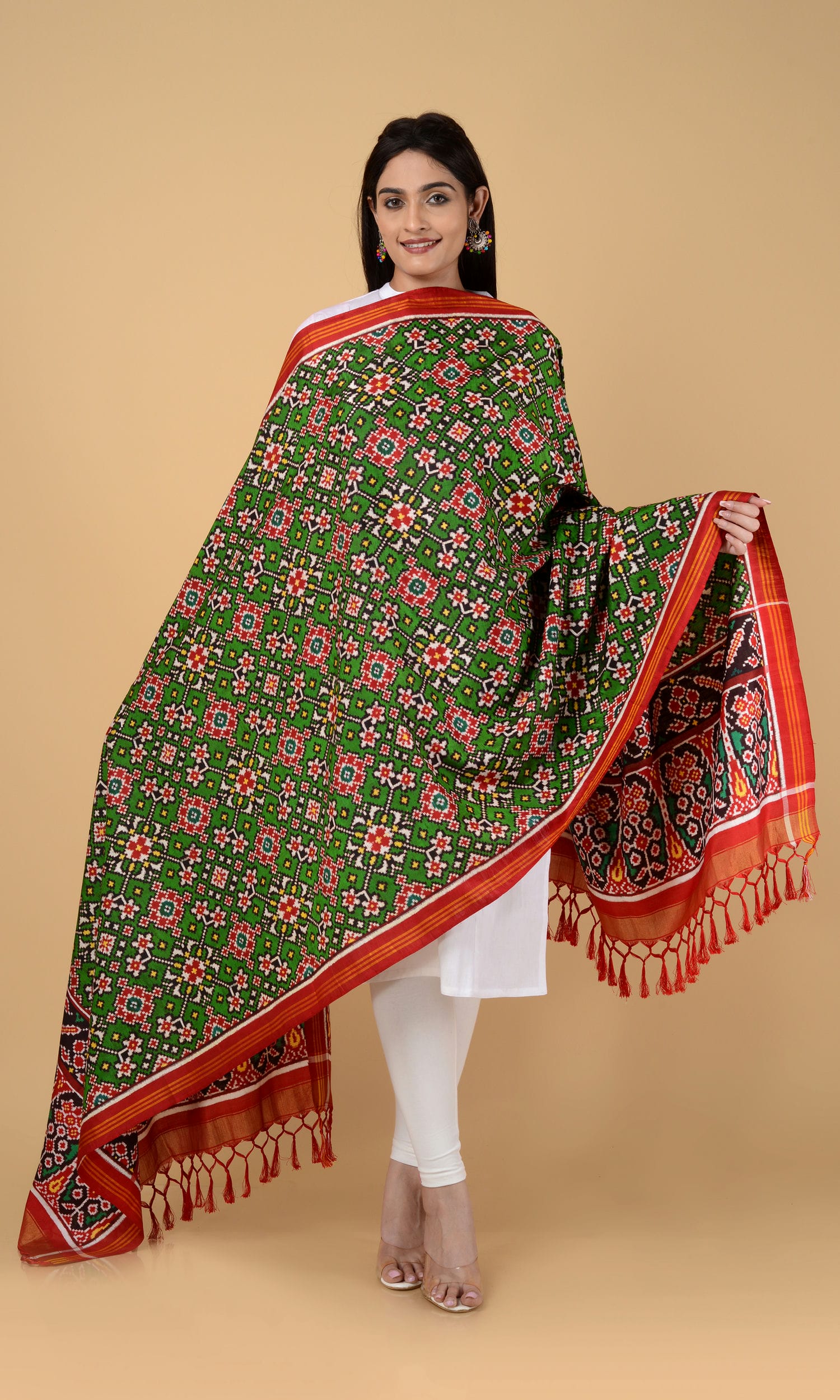 Double Ikat Patola Dupatta Nau Ratan