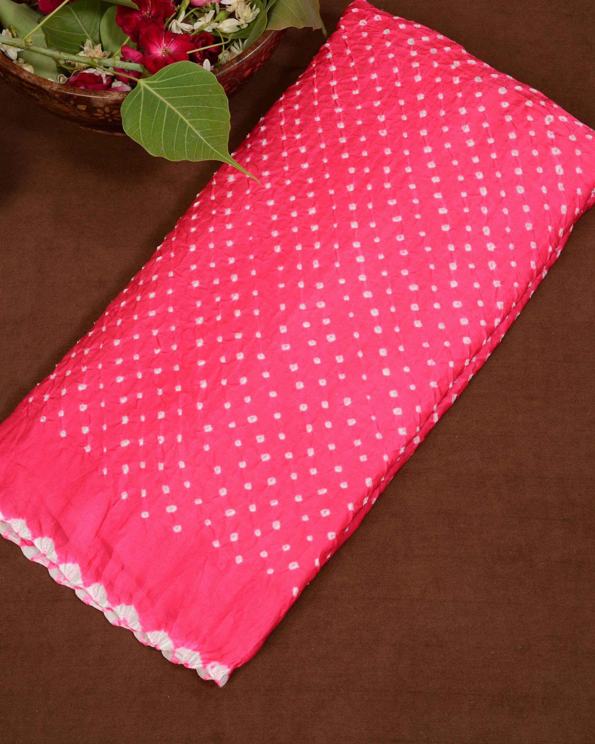 Pichhwai Print Bandhani Saree