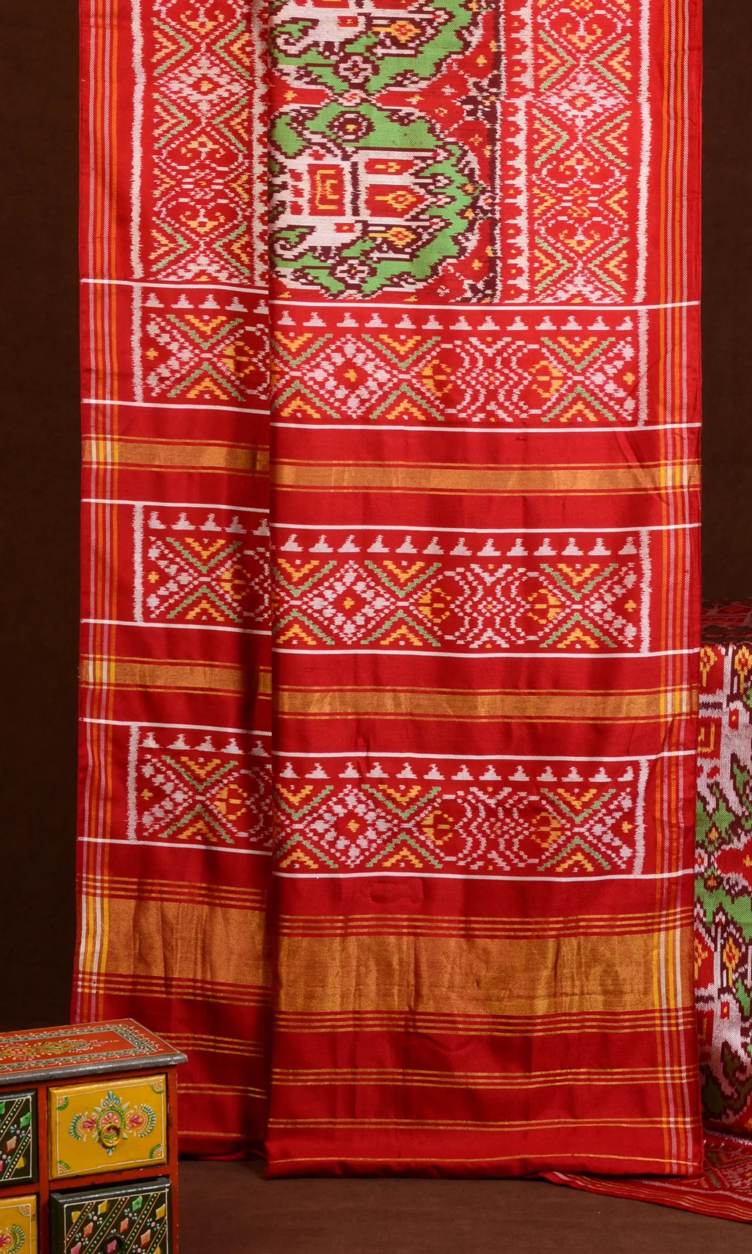 Twill Weave Patola Saree